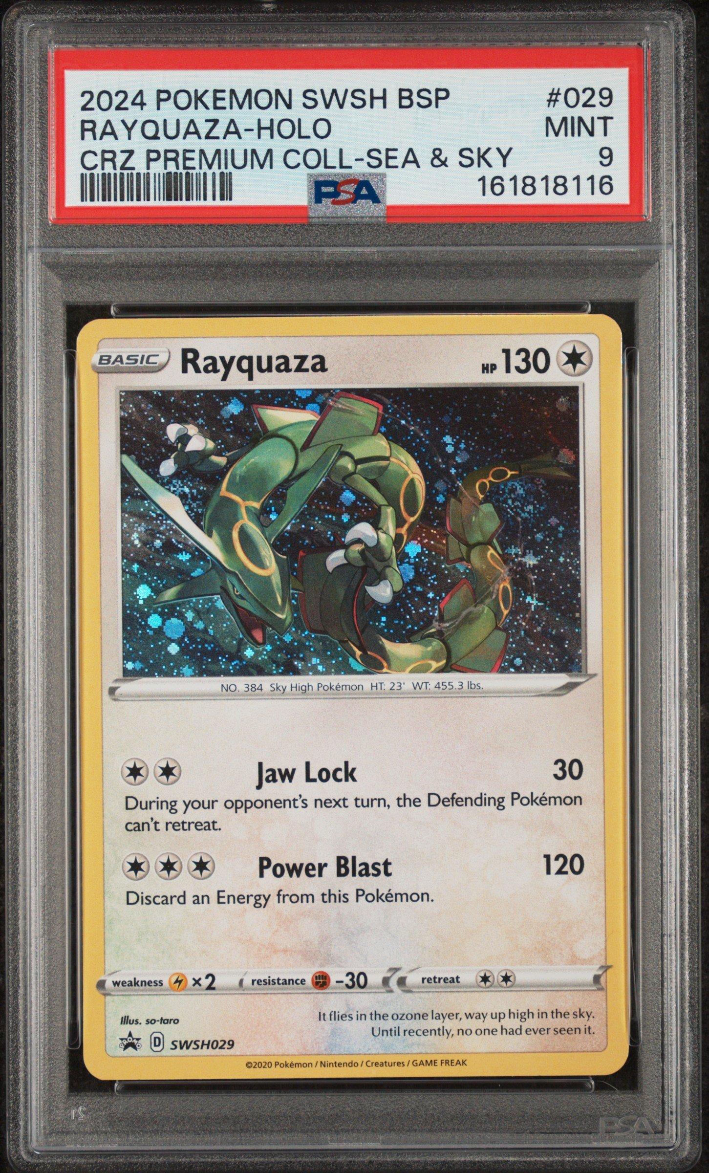 2024 Pokemon Swsh Black Star Promo 029 Rayquaza-holo Crown Zenith