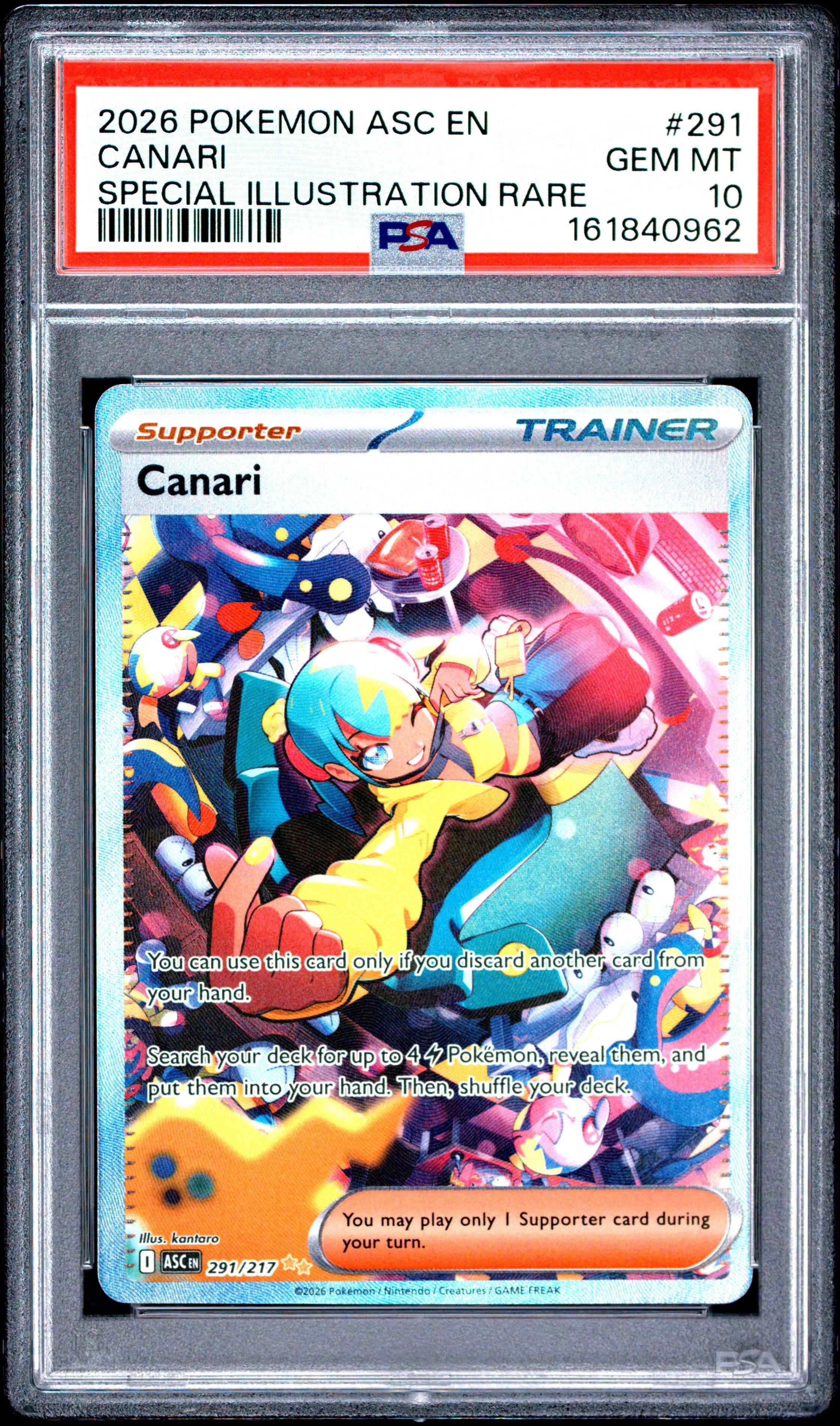 2026 Pokemon Asc En-ascended Heroes 291 Canari Special