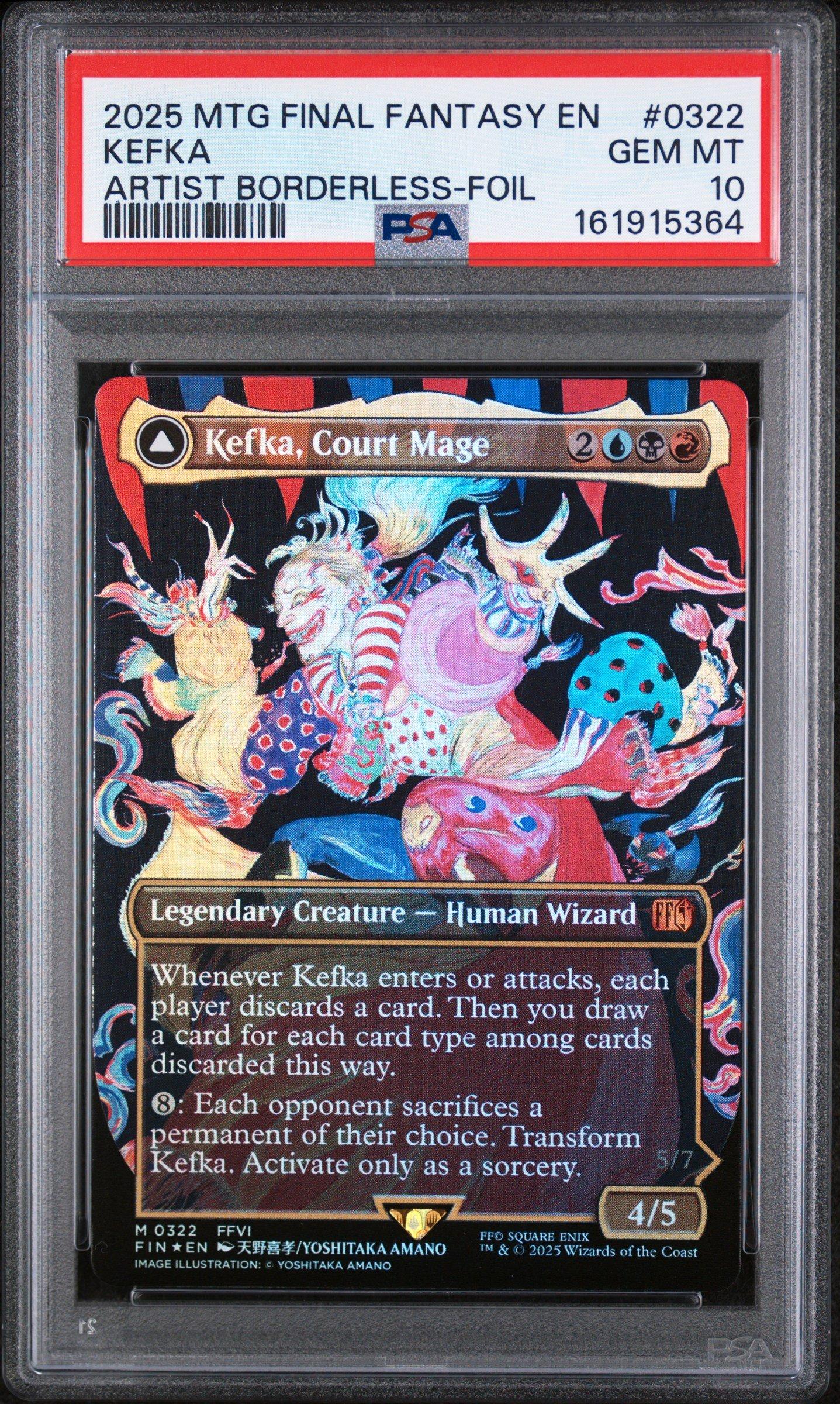 PSA10 MTG ケフカKefka Palazzo 2025 Foil 2025 MTG FINAL FANTASY