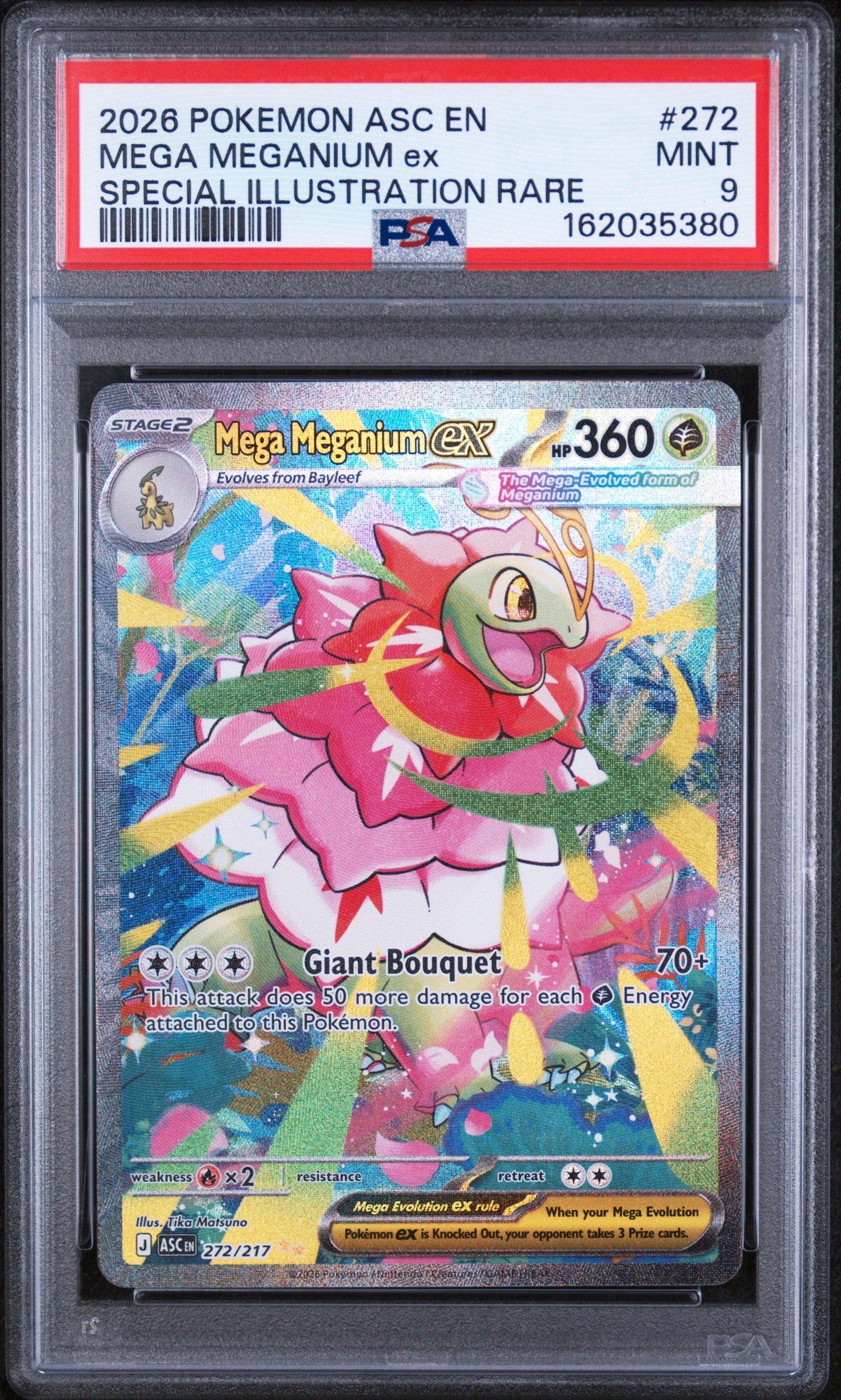 2026 Pokemon Asc En-ascended Heroes 272 Mega Meganium Ex Special