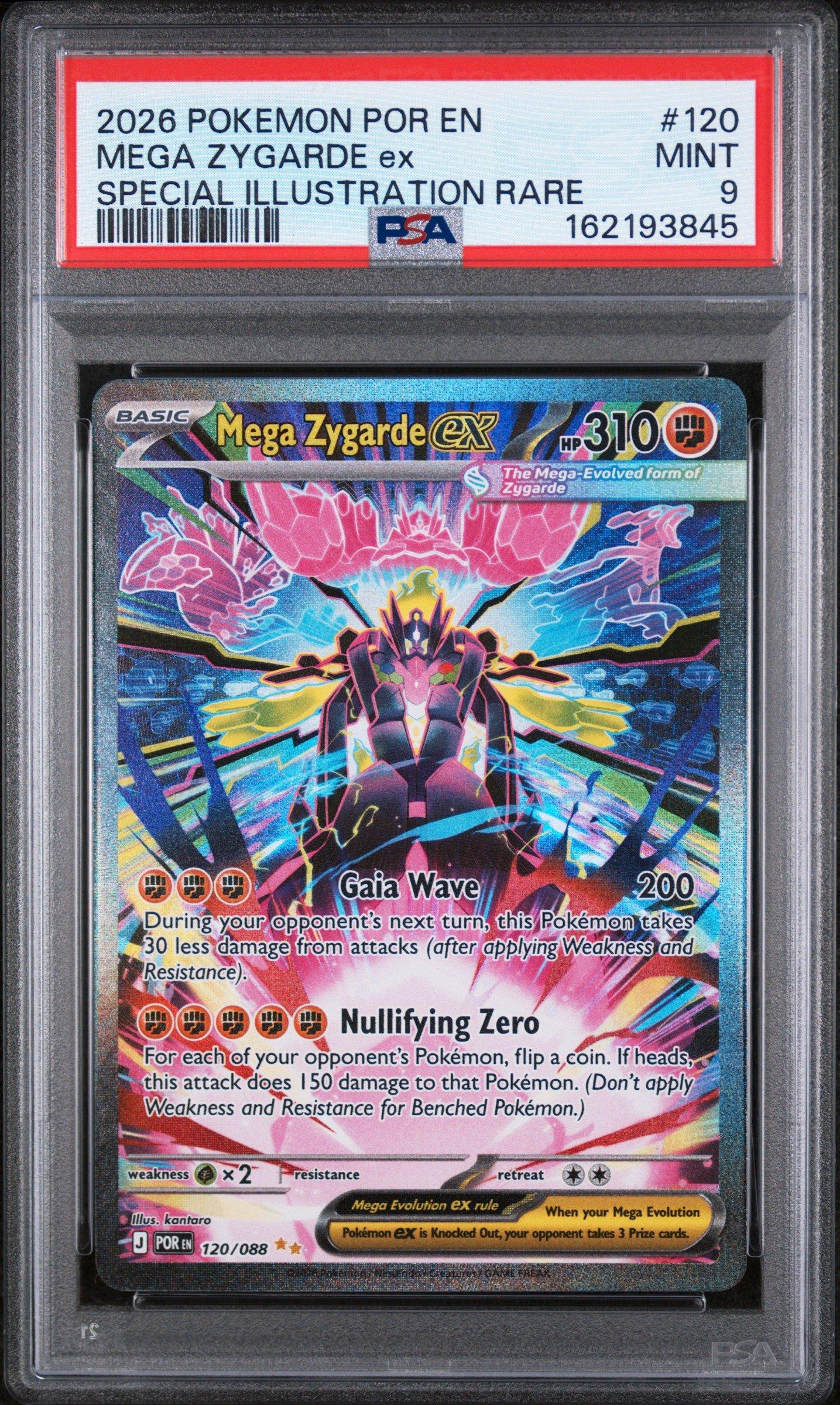 2026 Pokemon Por En-perfect Order 120 Mega Zygarde Ex Special
