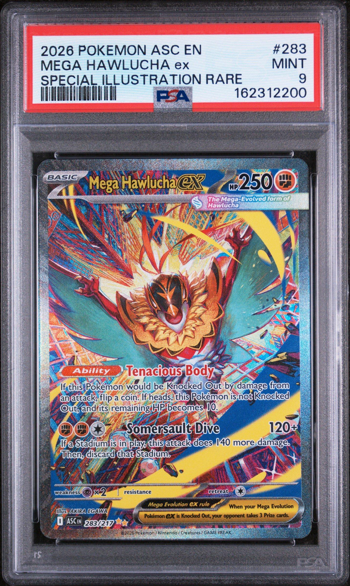 2026 Pokemon Asc En-ascended Heroes 283 Mega Hawlucha Ex Special