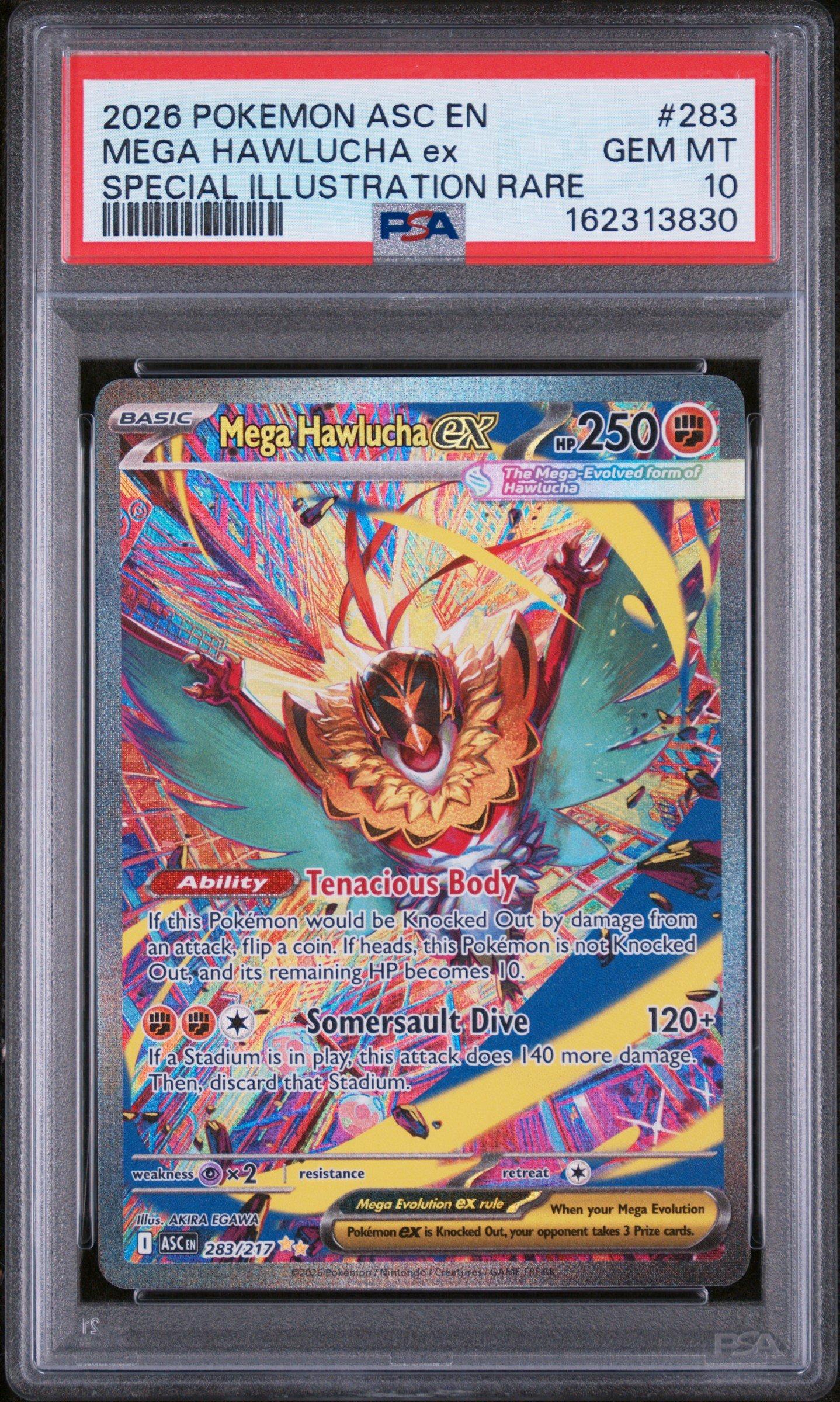 2026 Pokemon Asc En-ascended Heroes 283 Mega Hawlucha Ex Special