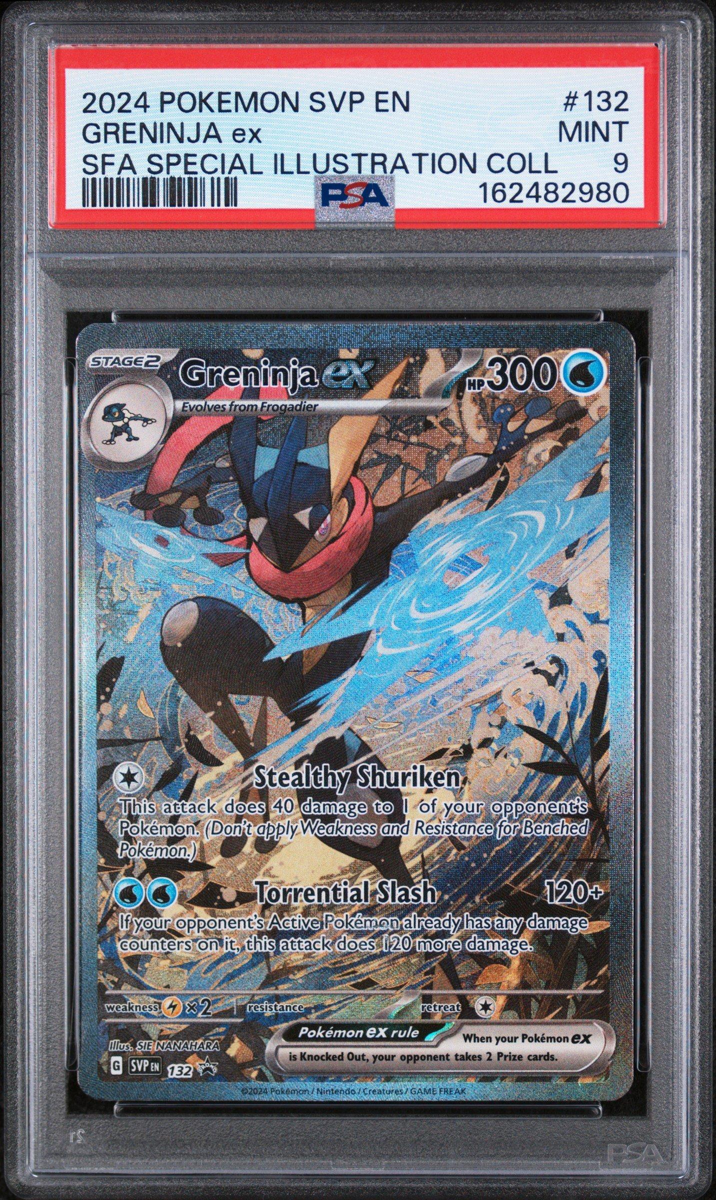 【PSA9】ゲッコウガ(Greninja) ex SVP 132 2024 Pokemon Svp En-sv Black Star Promo 132 Greninja Ex Shrouded