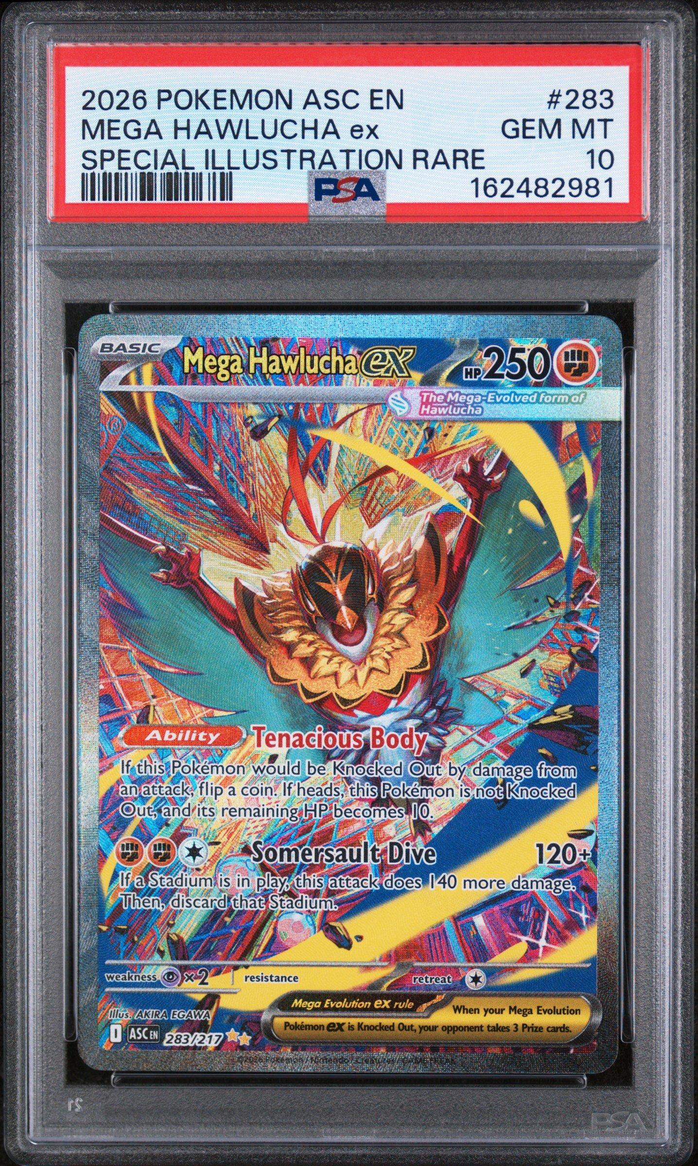 2026 Pokemon Asc En-ascended Heroes 283 Mega Hawlucha Ex Special