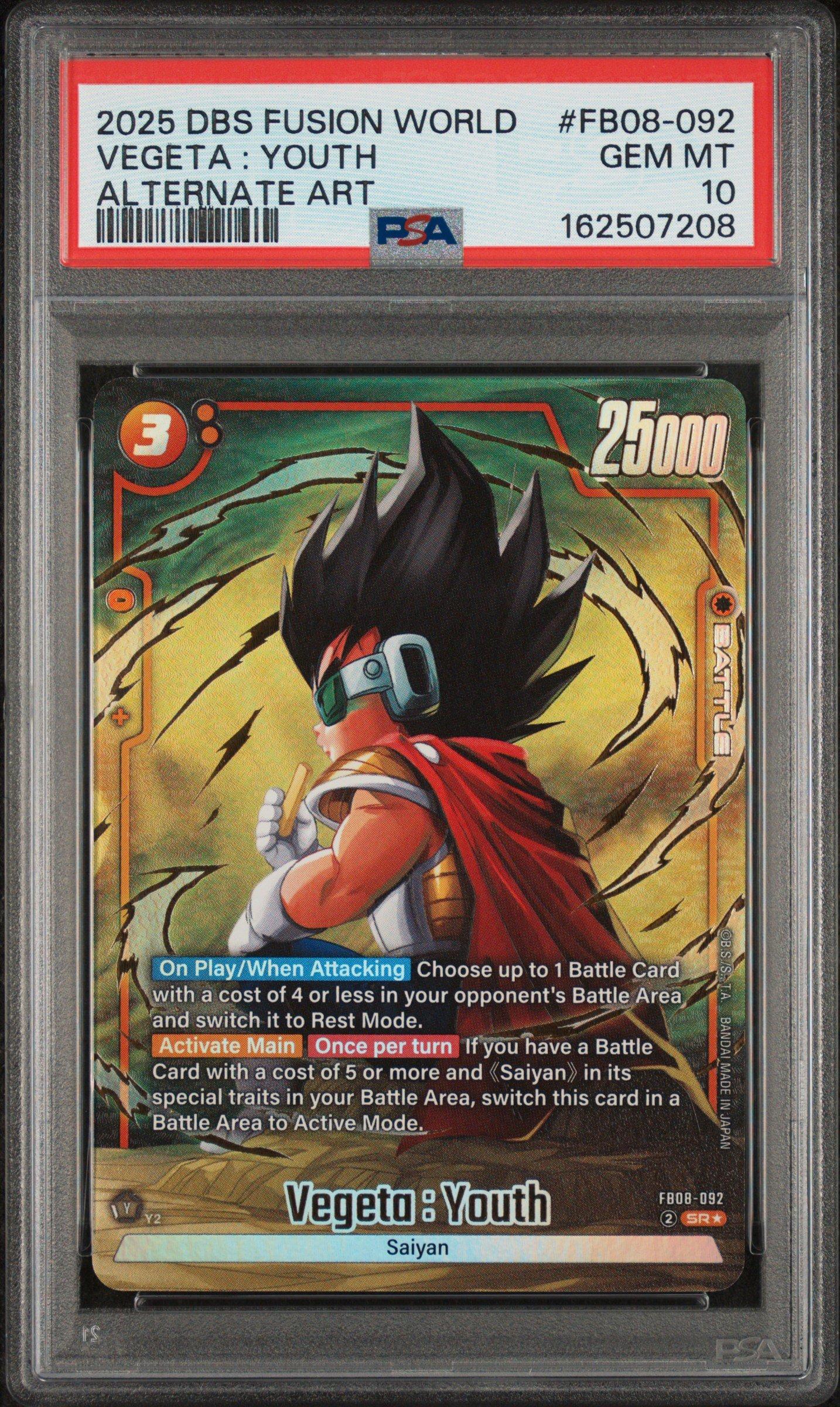 PSA 10 2025 ITAJAGA Vegeta ベジータ PSA 10 2025 ITAJAGA Vegeta