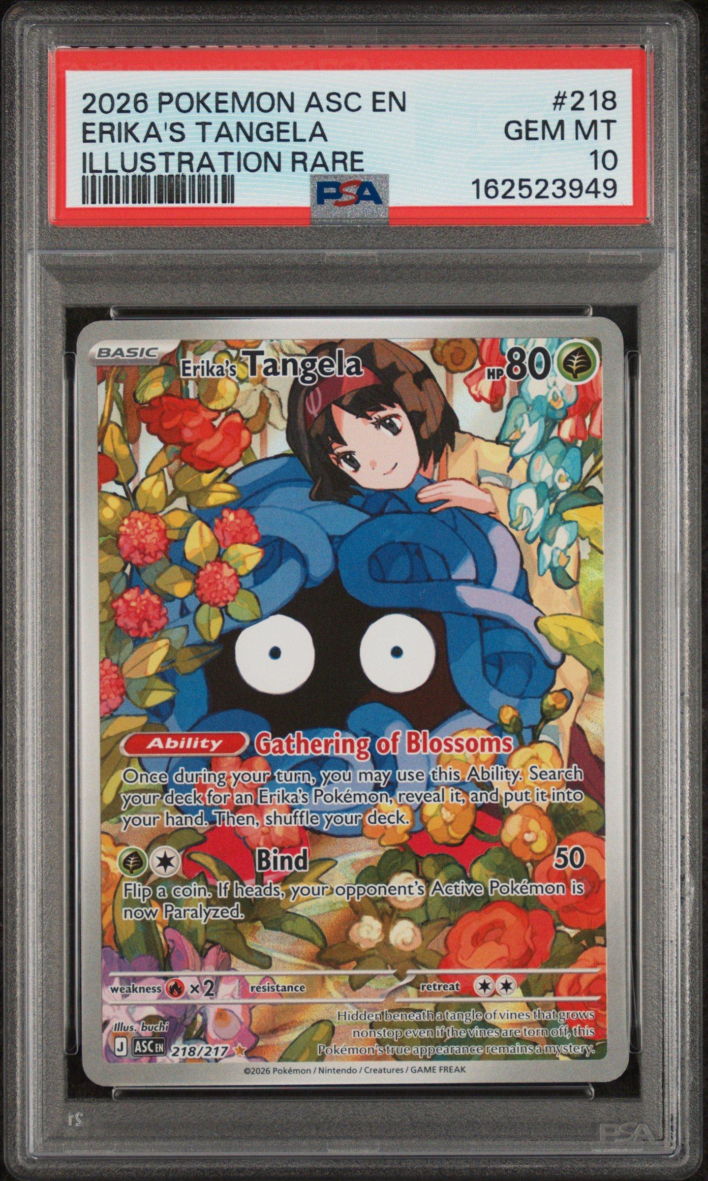 2026 Pokemon Asc En-ascended Heroes 218 Erika's Tangela