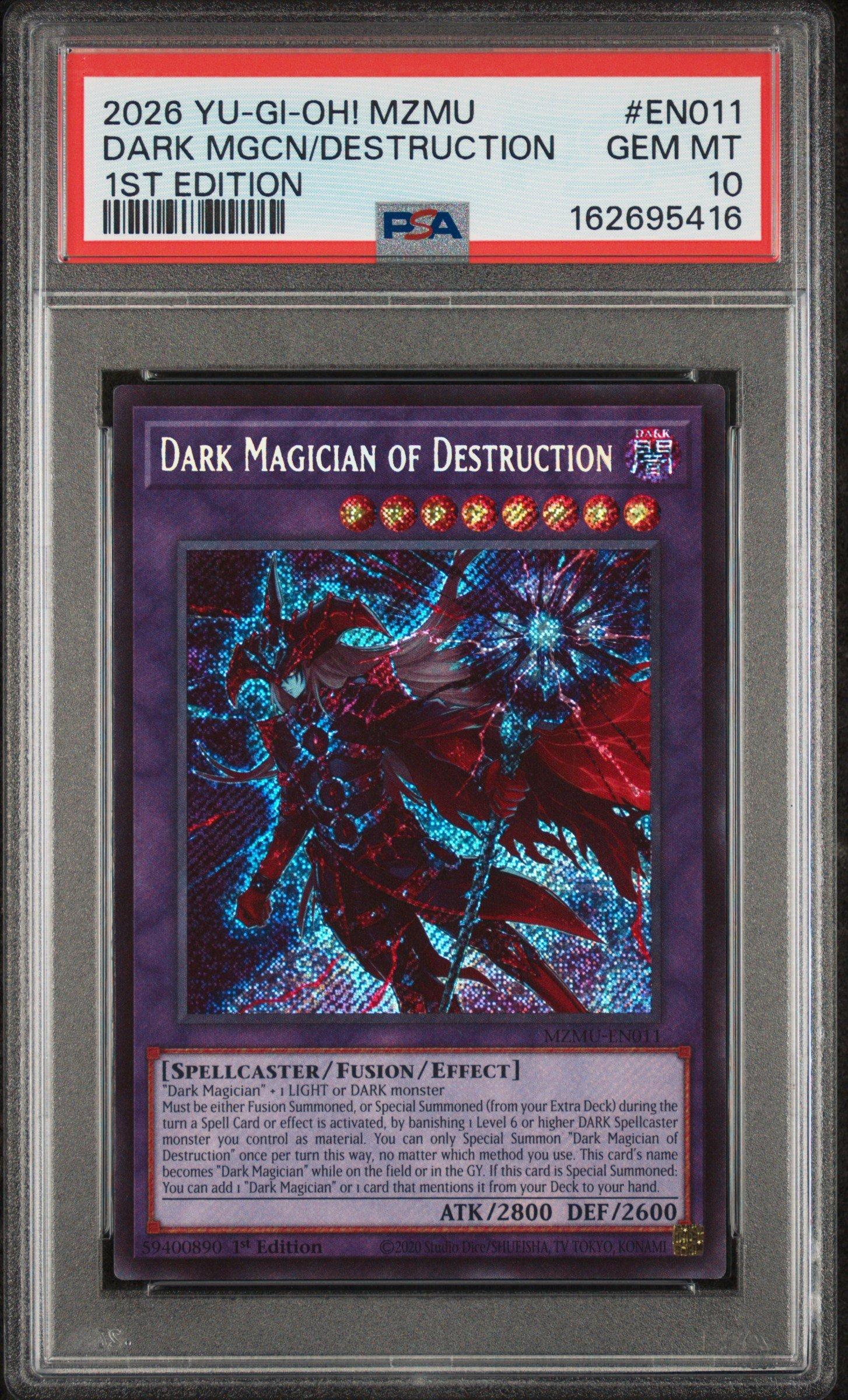 2026 Yu-gi-oh! Mzmu-maze Of Muertos En011 Dark Magician Of