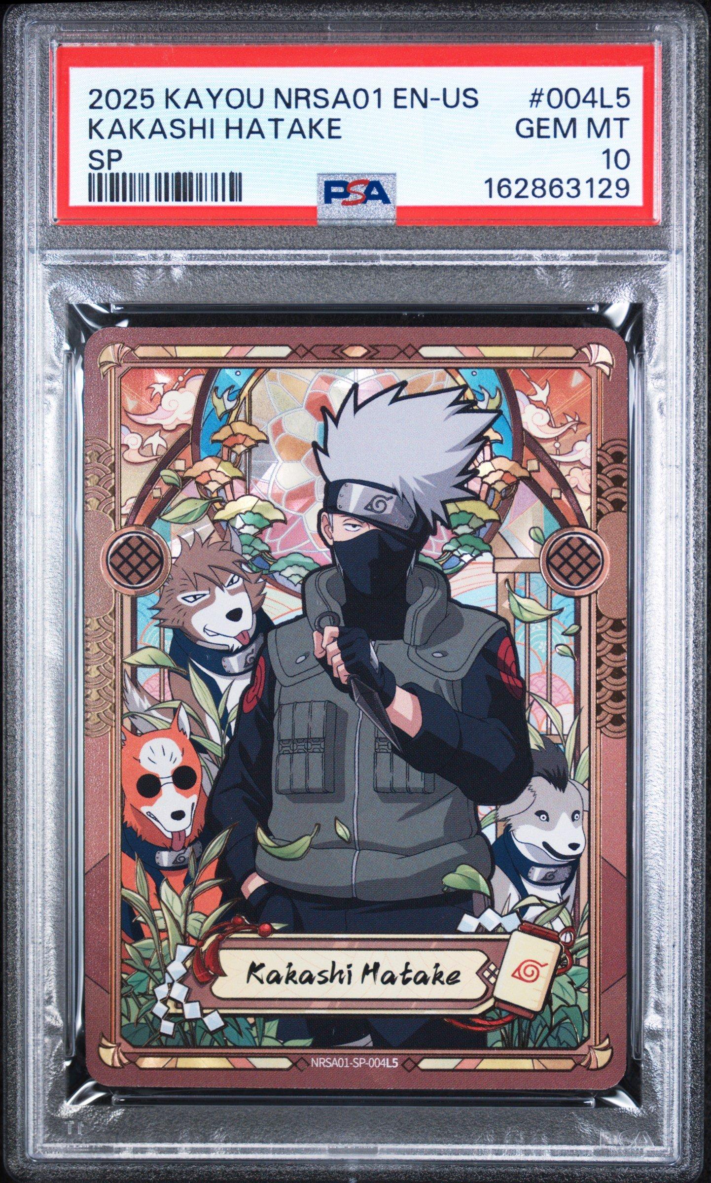 コ*ラ様 NARUTO データカードダス はたけカカシ PSA10 2025 Kayou Naruto Smriti Collectible Card Nrsa01-heaven Scroll