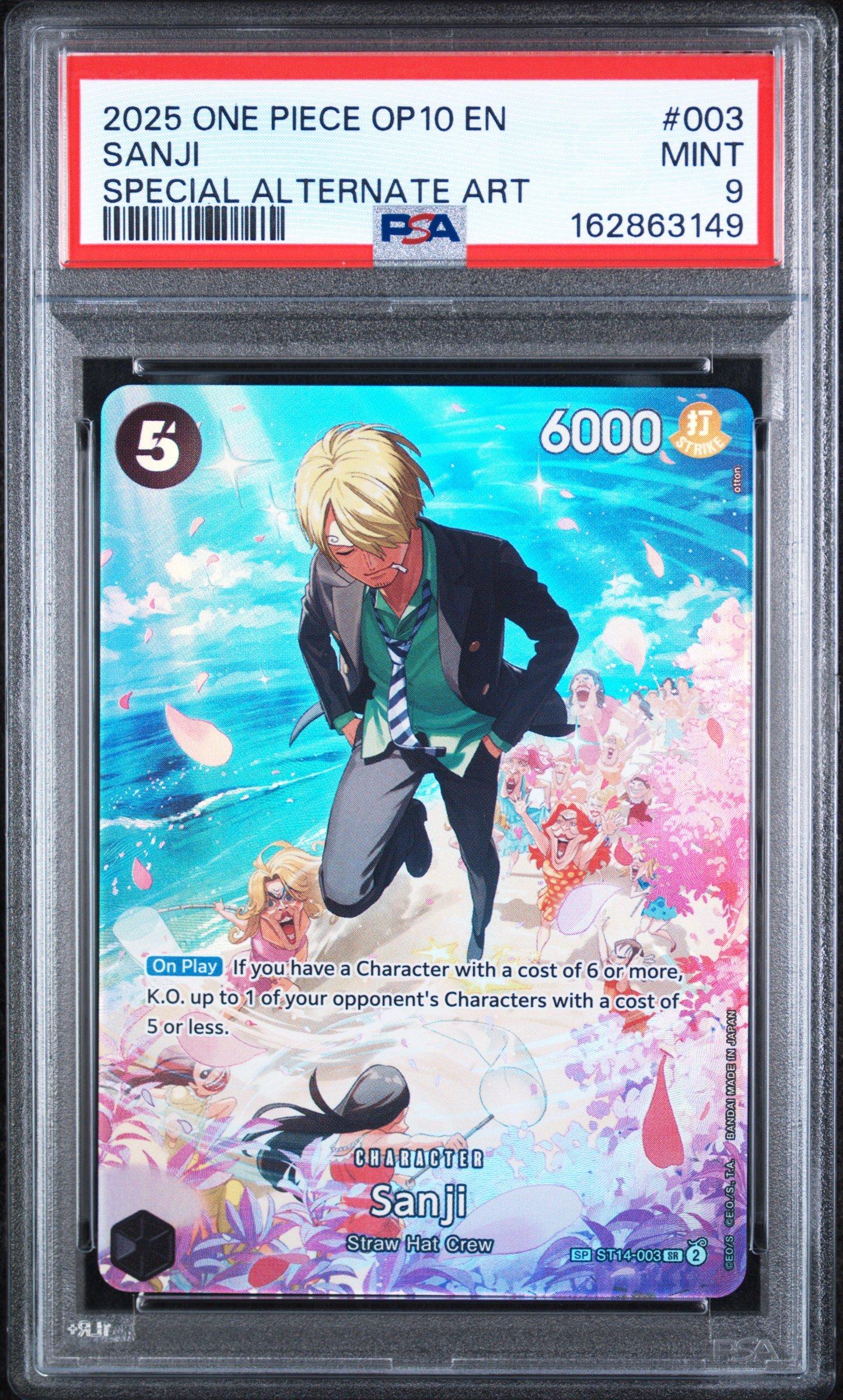 2025 One Piece Op10-royal Blood 003 Sanji Special Alternate Art