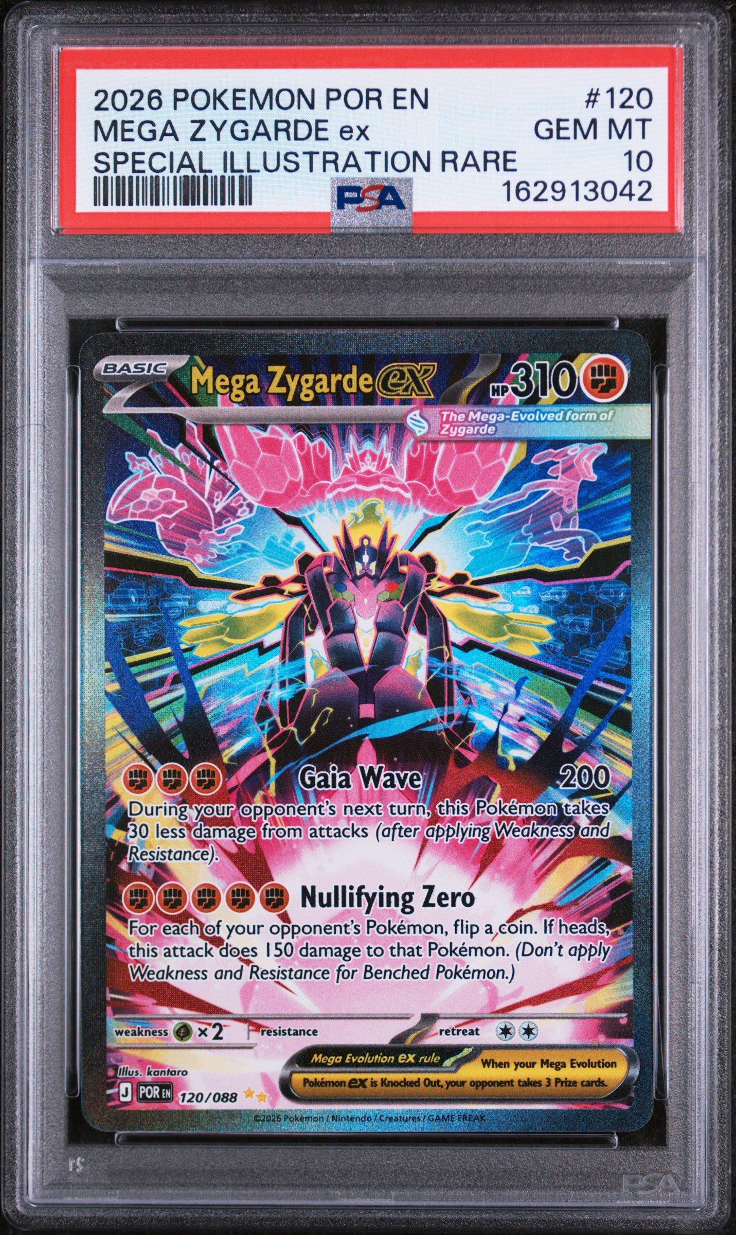 2026 Pokemon Por En-perfect Order 120 Mega Zygarde Ex Special
