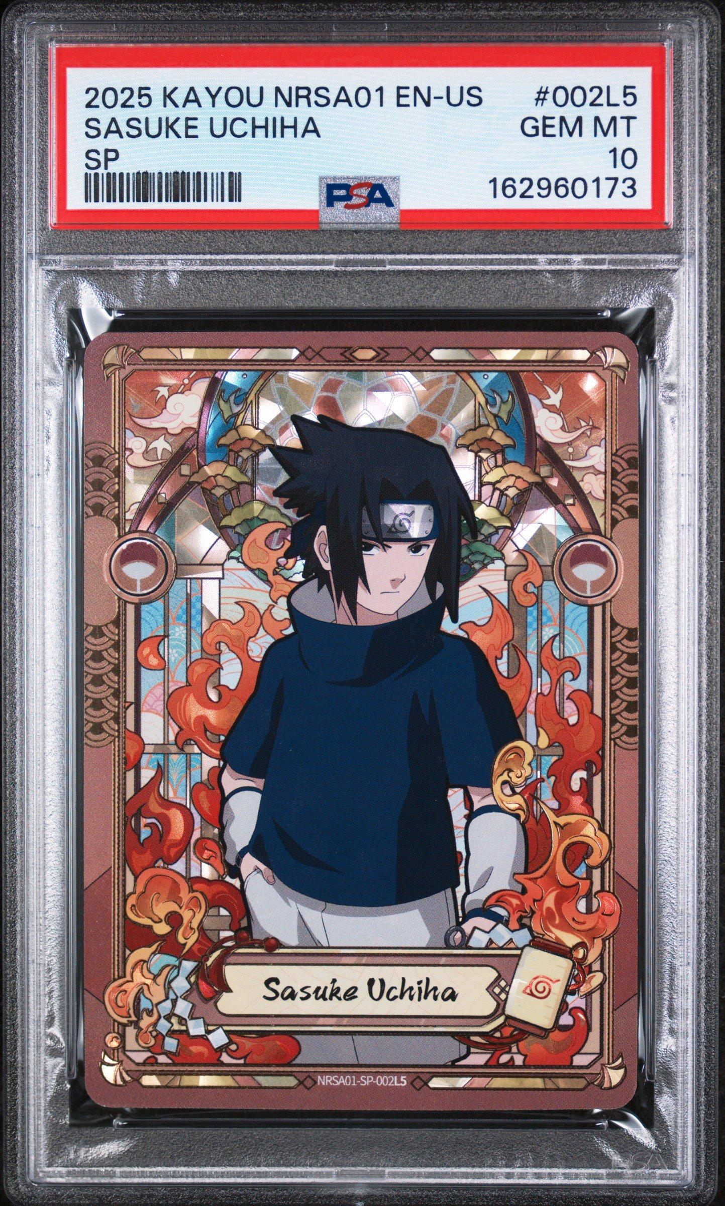[20周年限定] KAYOU NARUTO うちはサスケ SVカード 希少】2025 Kayou Naruto Sasuke Uchiha PSA 2025 Kayou Naruto Smriti