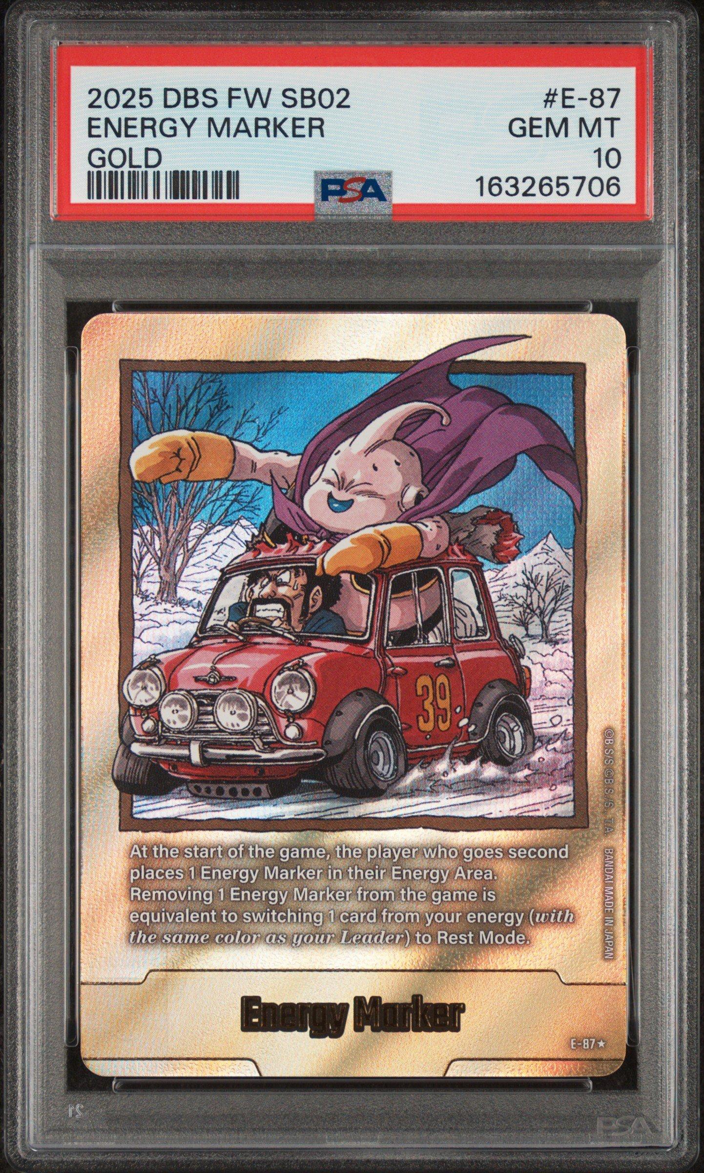 2025 DBS FW SB02 JP エネルギーマーカー 2025 Dragon Ball Super Card Game Fusion World Manga Booster 02 E