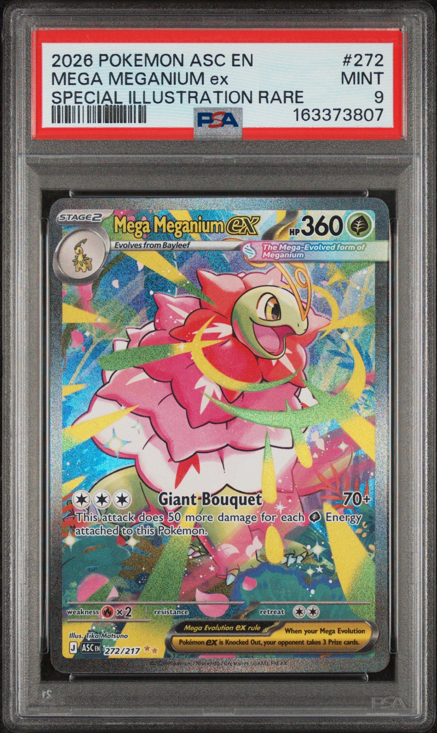 2026 Pokemon Asc En-ascended Heroes 272 Mega Meganium Ex Special