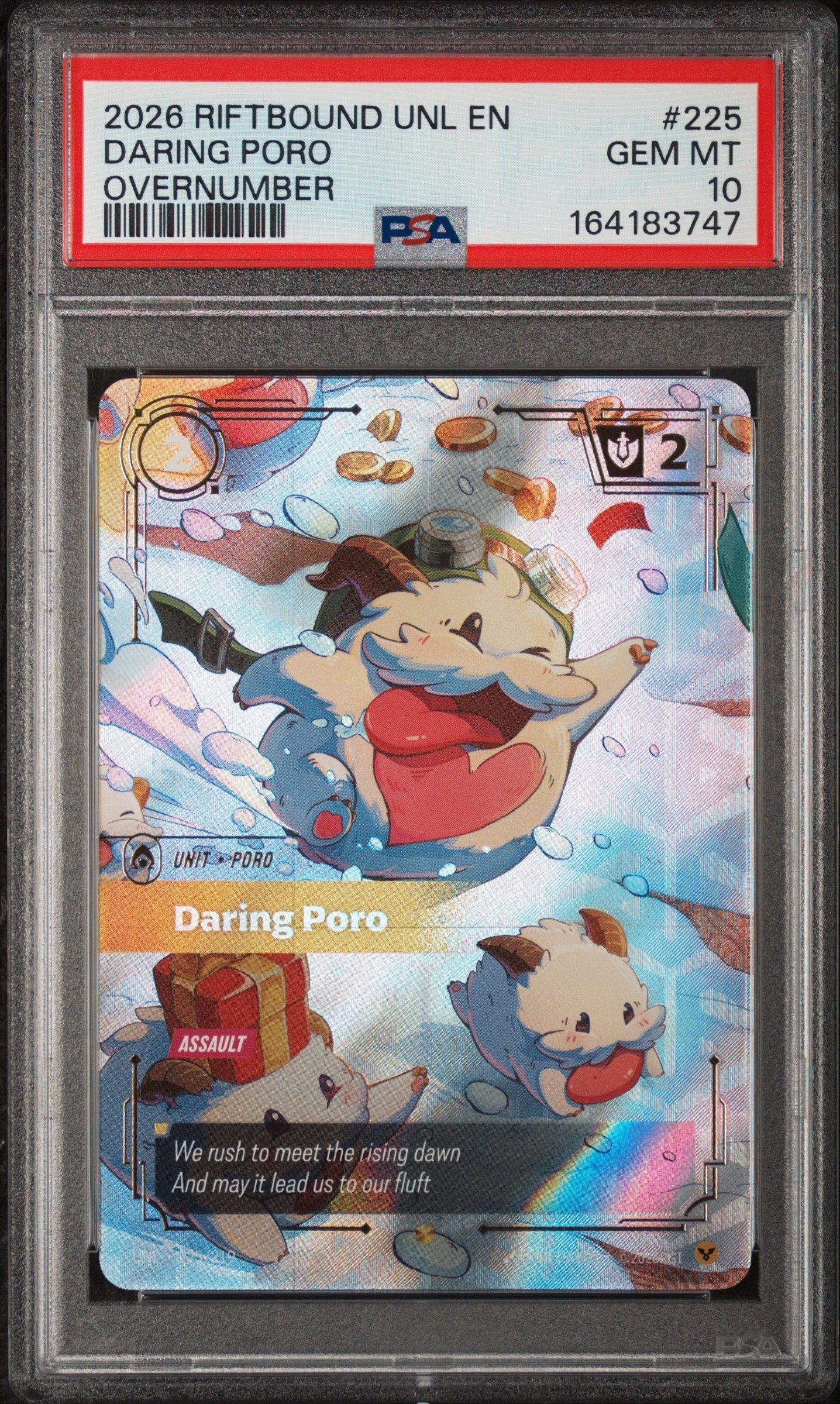 2026 Riftbound: League Of Legends Unl-unleashed 225 Daring Poro