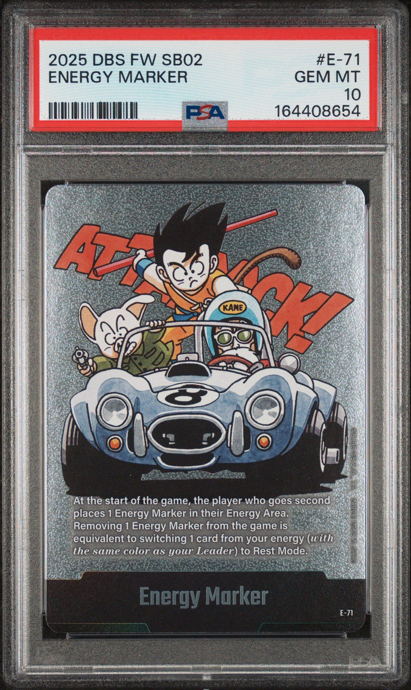 エナジーマーカー E-71 Dragon Ball Manga Booster 2025 Dragon Ball Super Card Game Fusion World Manga Booster 02 E