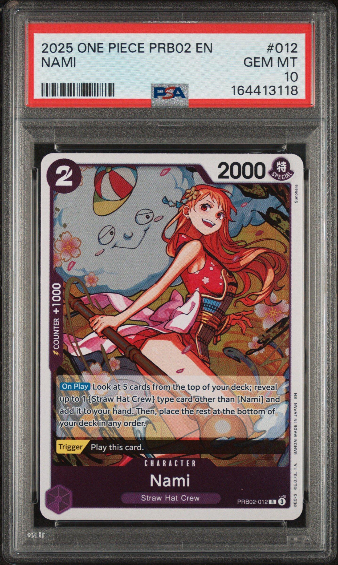 2025 One Piece Prb02-premium Booster -one Piece Card The Best- Vol
