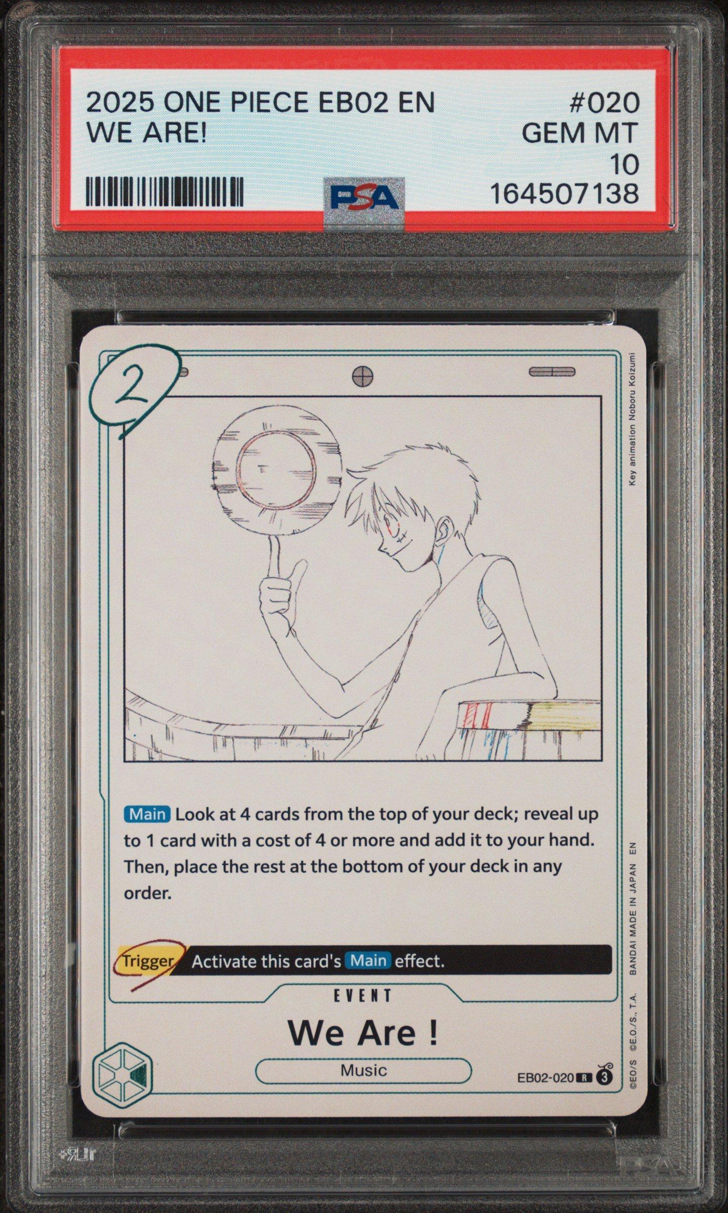2025 One Piece Eb02-extra Booster -anime 25th Collection- 020 We