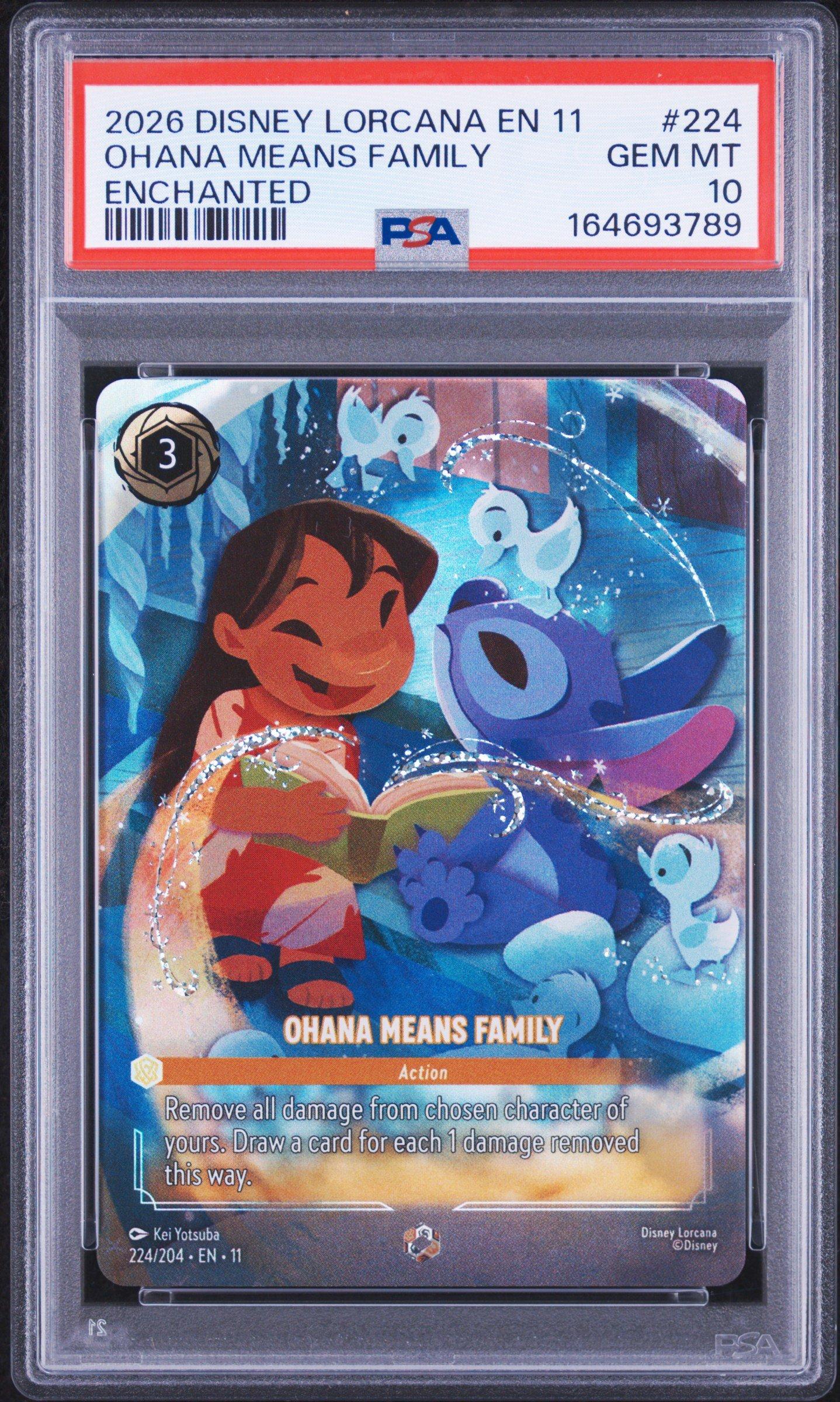 2026 Disney Lorcana En 11-winterspell 224 Ohana Means Family