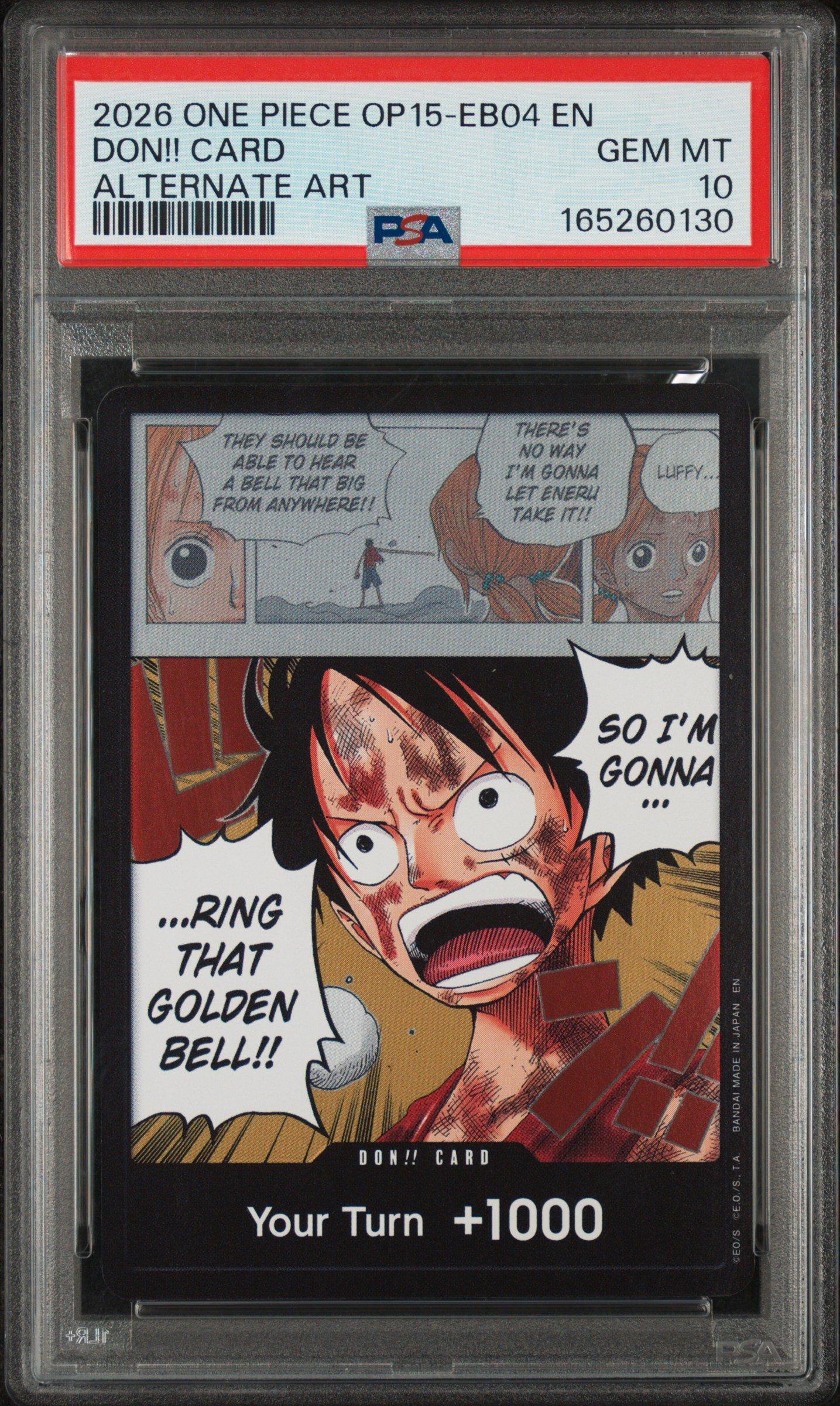 2026 One Piece Op15-eb04-adventure On Kami's Island Don!! Card