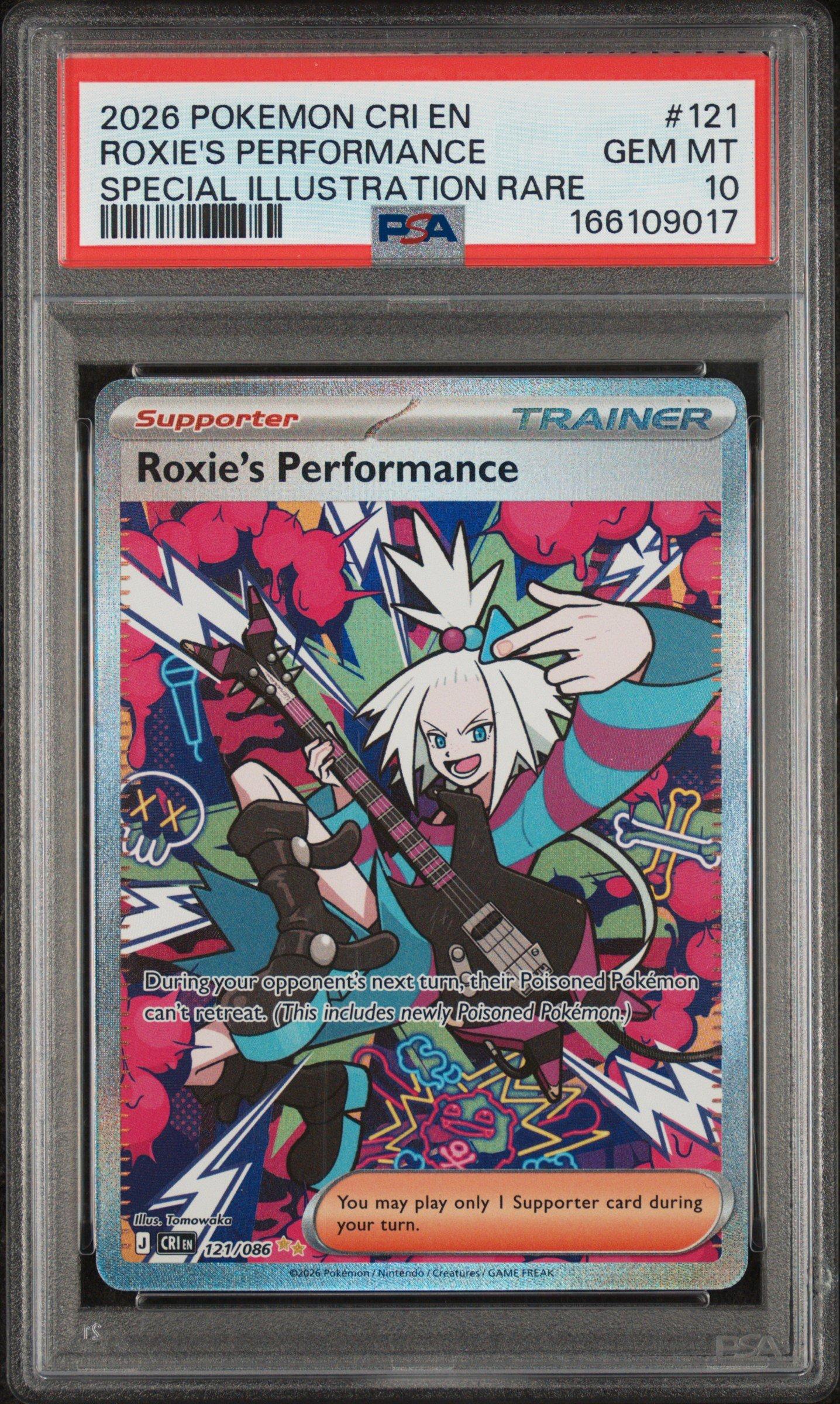 2026 Pokemon Cri En-chaos Rising 121 Roxie's Performance Special