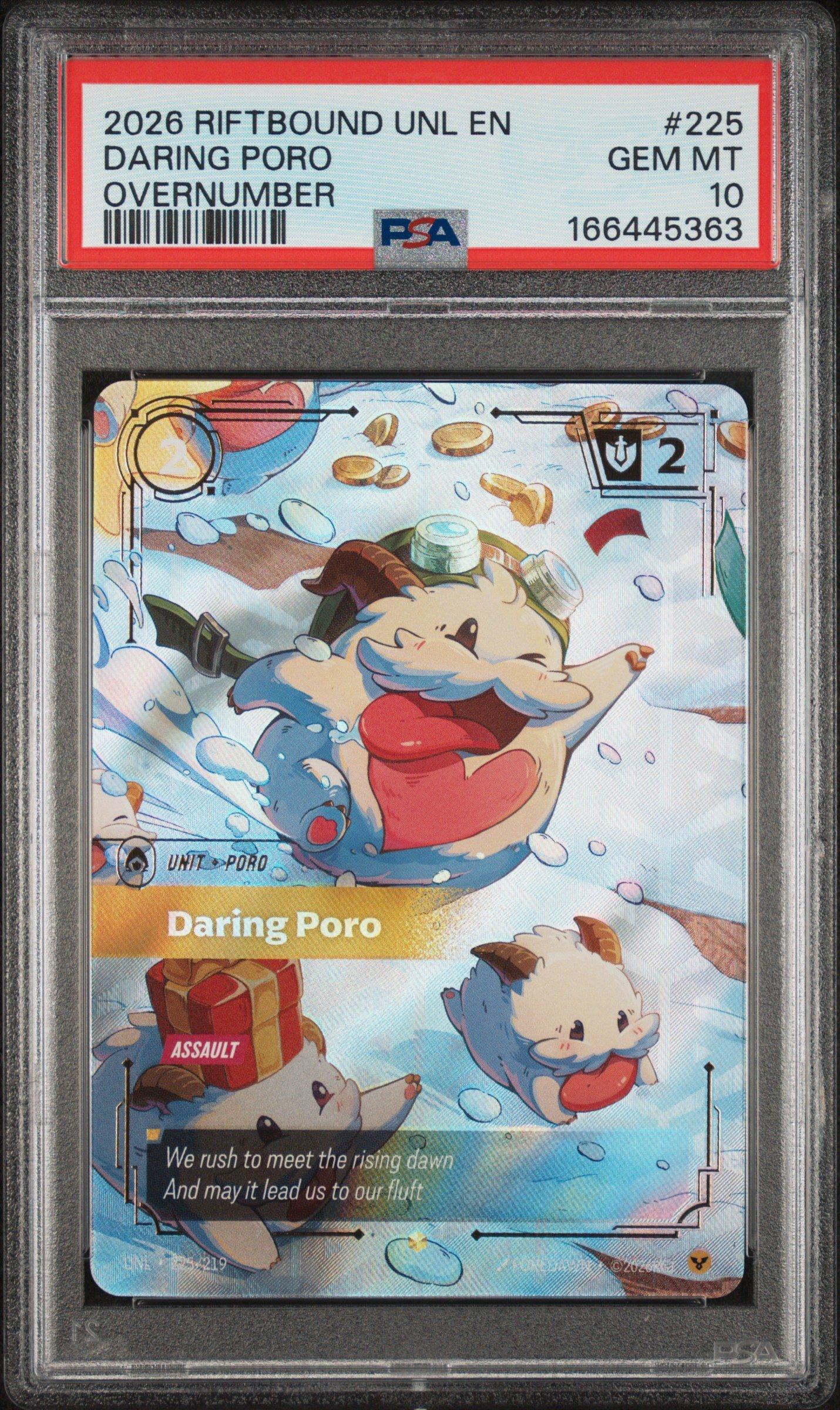 2026 Riftbound: League Of Legends Unl-unleashed 225 Daring Poro