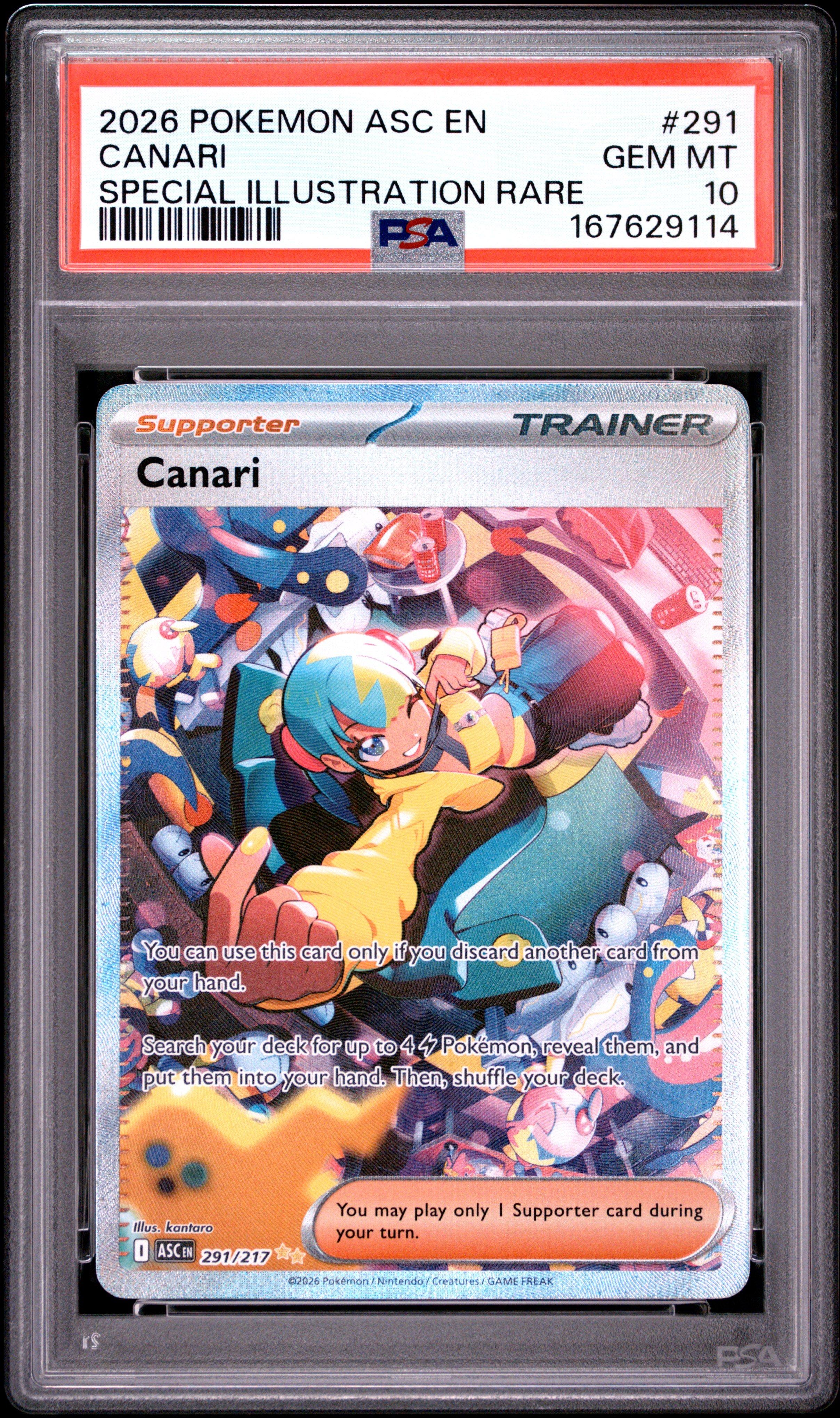 2026 Pokemon Asc En-ascended Heroes 291 Canari Special