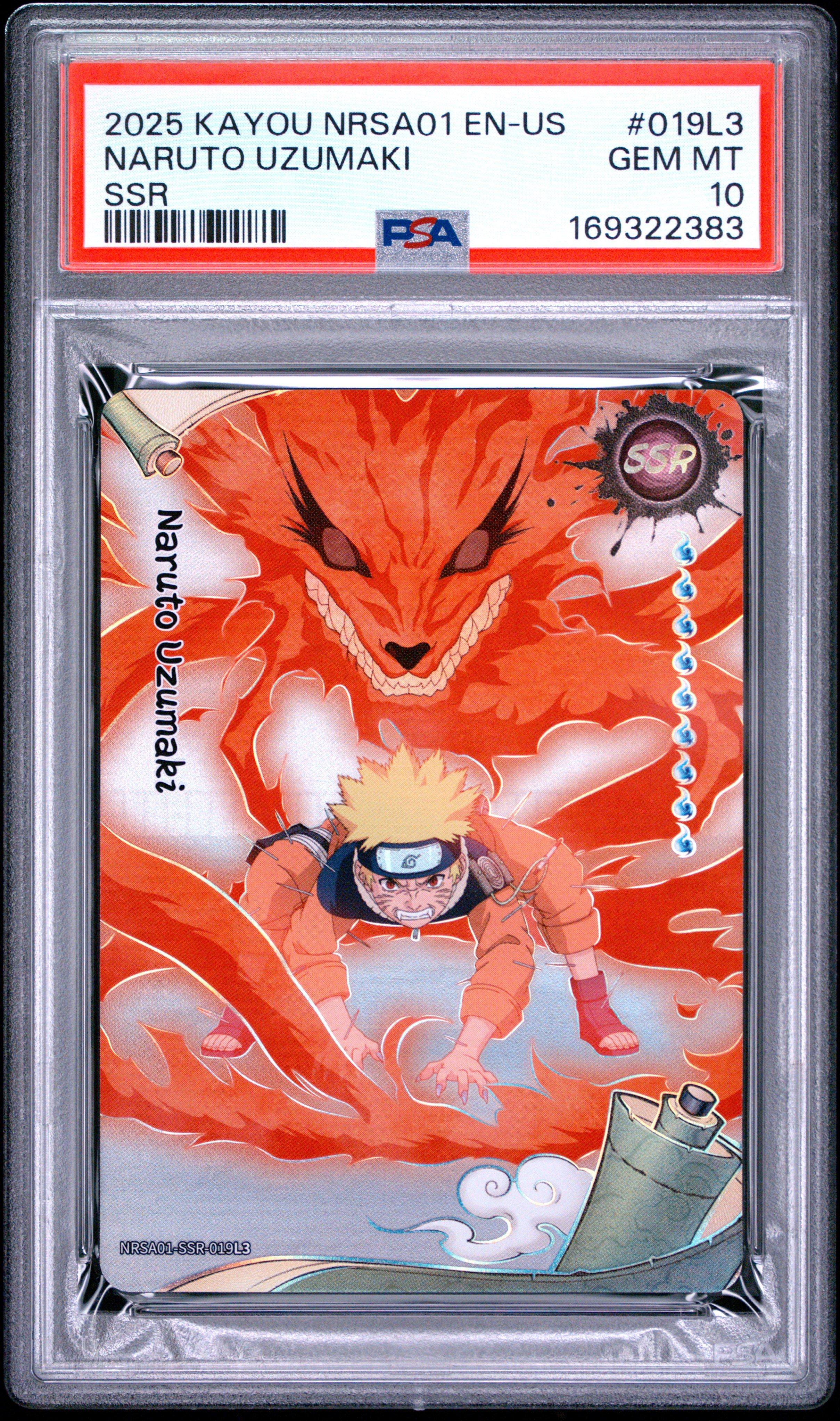 2025 Kayou Naruto Smriti Collectible Card Nrsa01-heaven Scroll