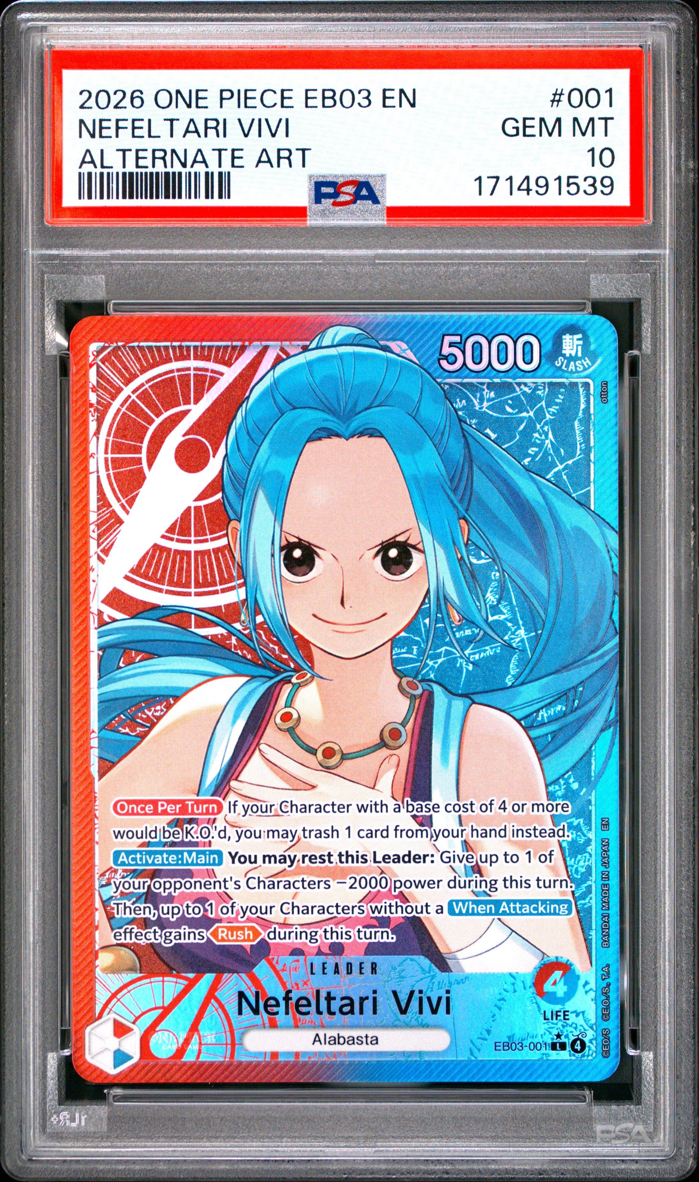 2026 One Piece Eb03-extra Booster -one Piece Heroines Edition- 001
