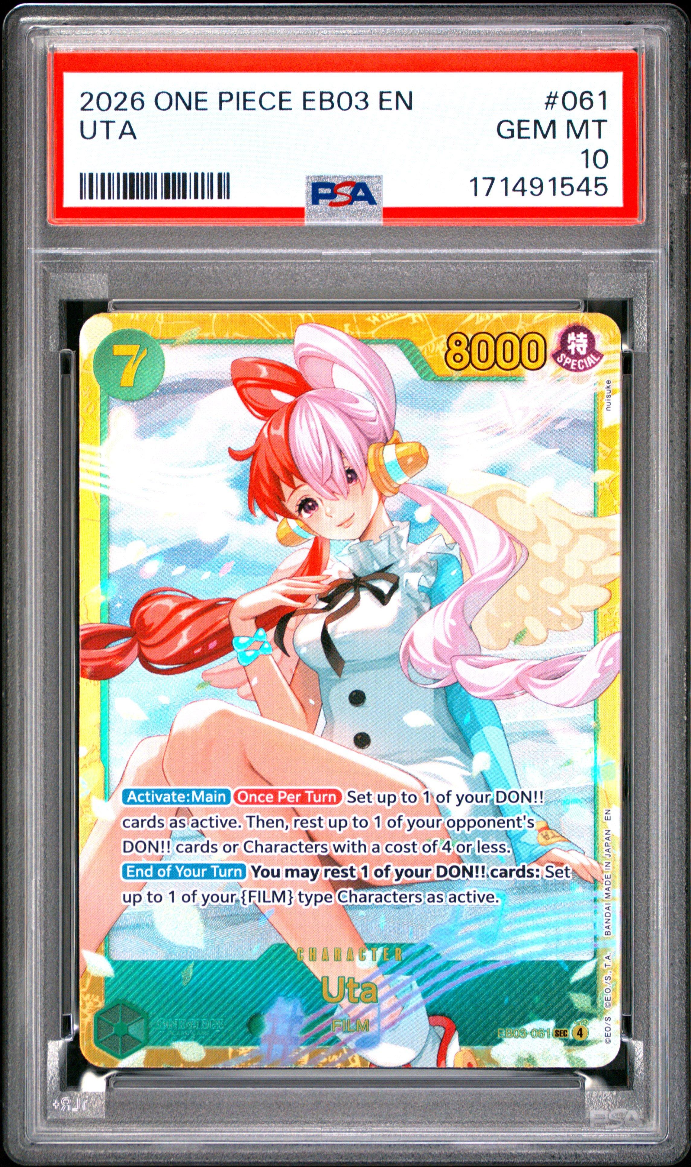 2026 One Piece Eb03-extra Booster -one Piece Heroines Edition- 061