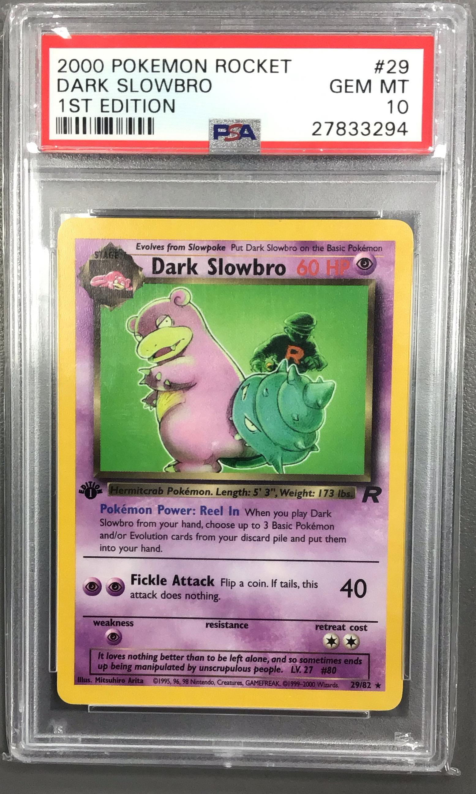pokemon card dark slowbro Dark Slowbro (12)