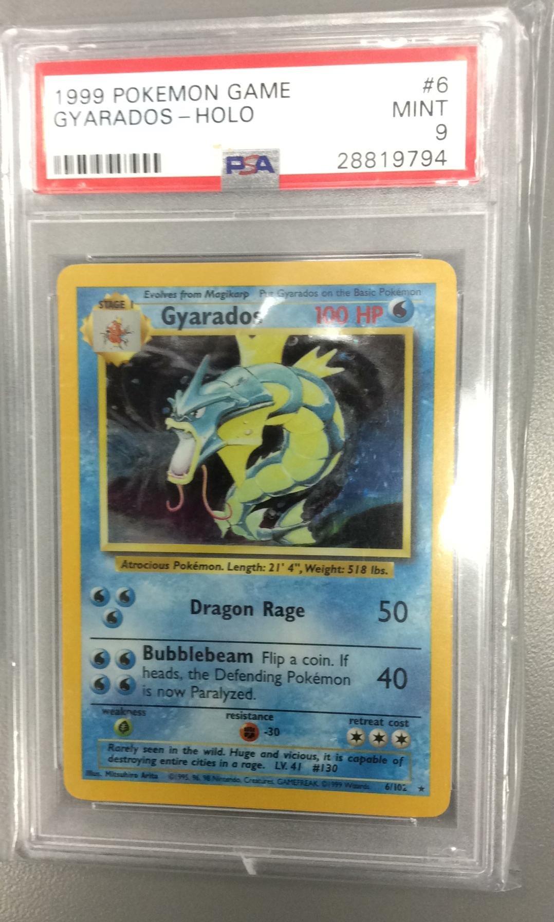 holographic gyarados card Amazon.com: Pokemon - Gyarados - 6/102 - Holo Rare