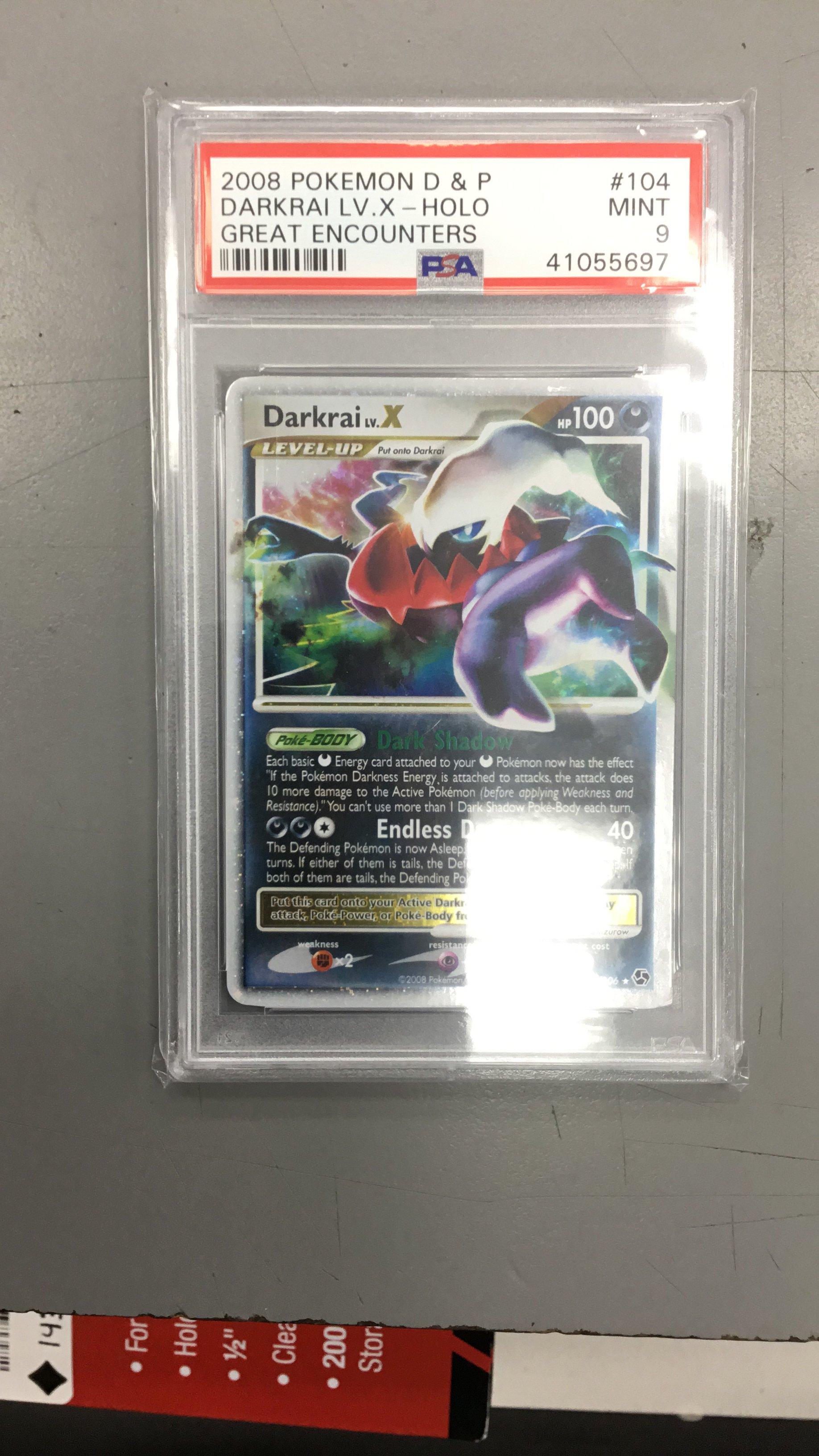 2008 Pokemon Diamond & Pearl Great Encounters 104 Darkrai Lv.x