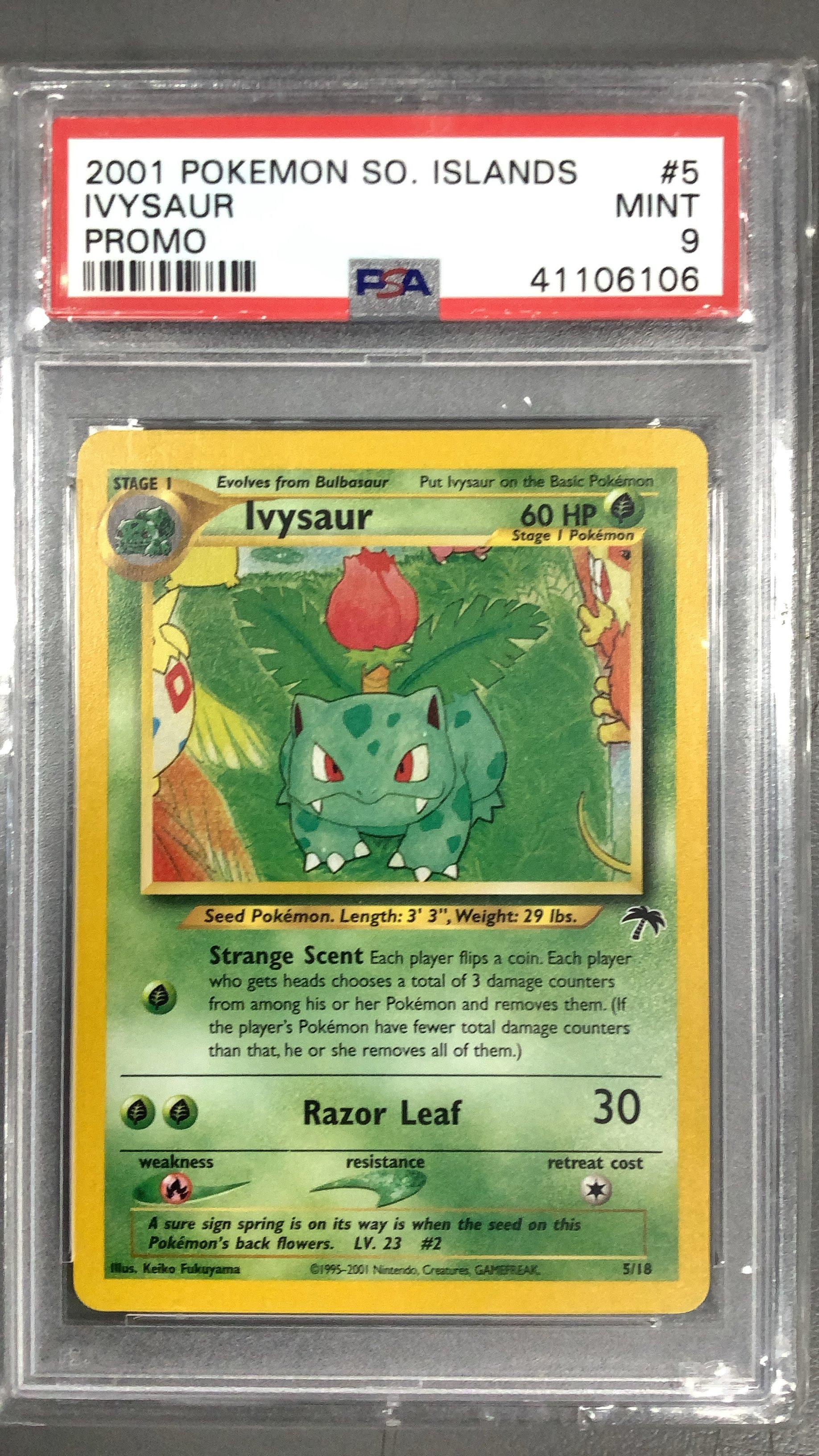 2001 Pokemon Southern Islands Promo 5 Ivysaur PSA