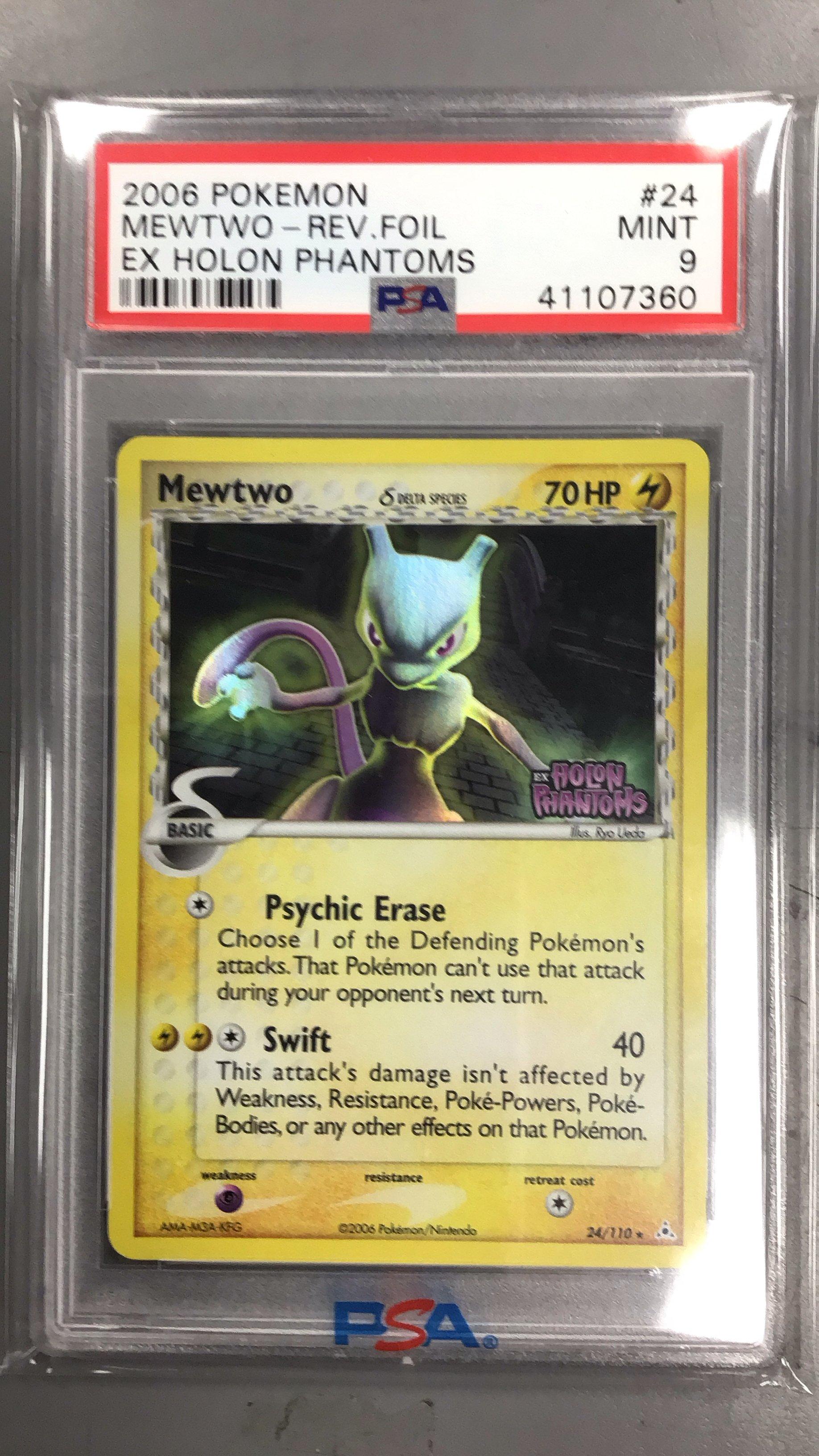 2006 Pokemon Mewtwo Reverse Holo EX Holon Phantoms online 24/110