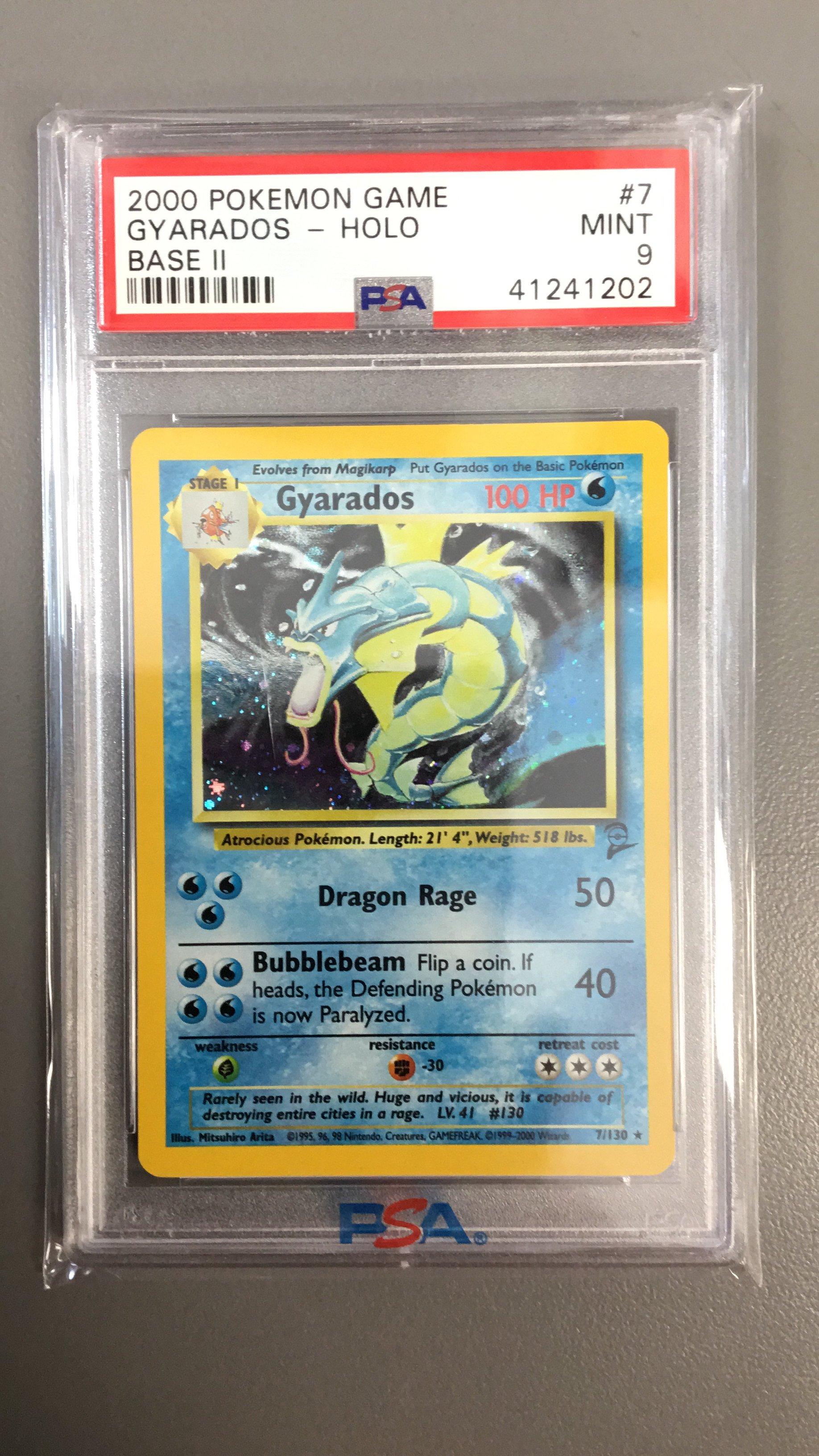 2000 Pokemon Game Base Ii 7 Gyarados-holo PSA