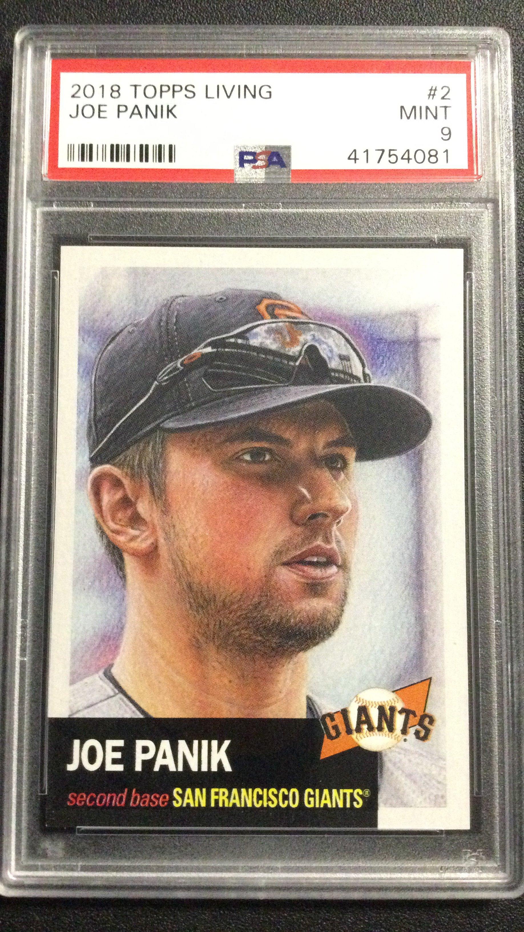 2018 Topps Living 2 Joe Panik PSA 9