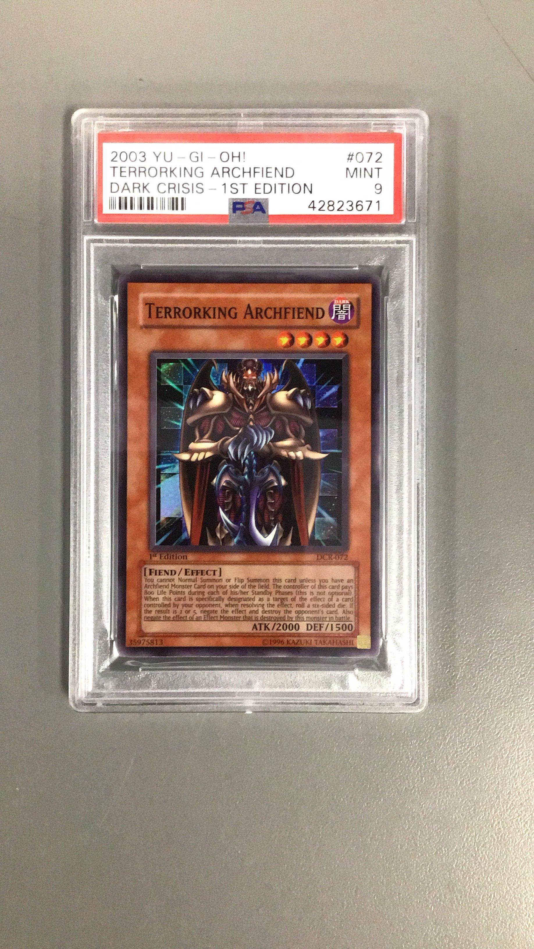 2003 Yu-gi-oh! Dcr-dark Crisis 072 Terrorking Archfiend 1st