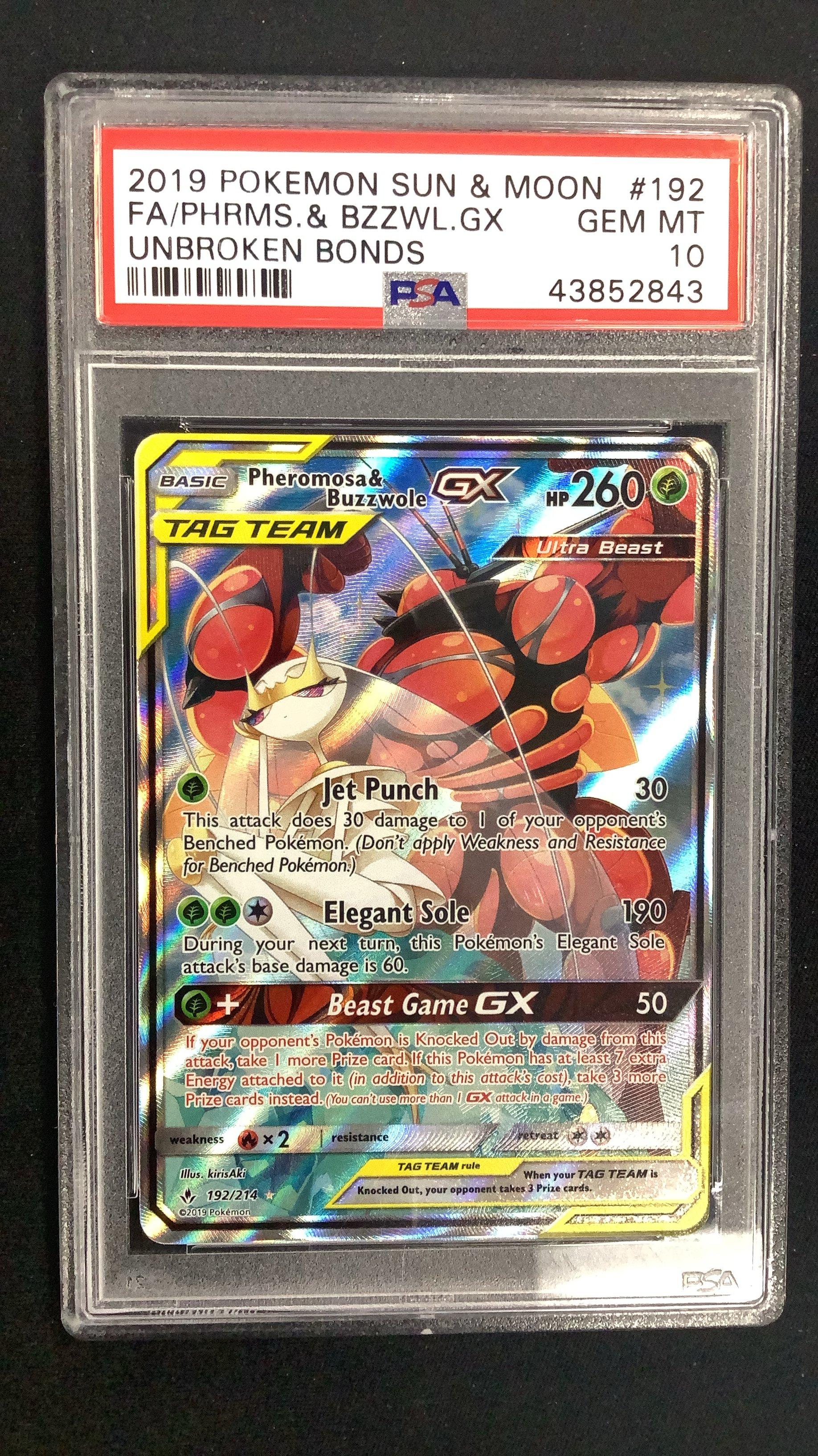 2019 Pokemon Sun & Moon Unbroken Bonds 192 Full Art/pheromosa