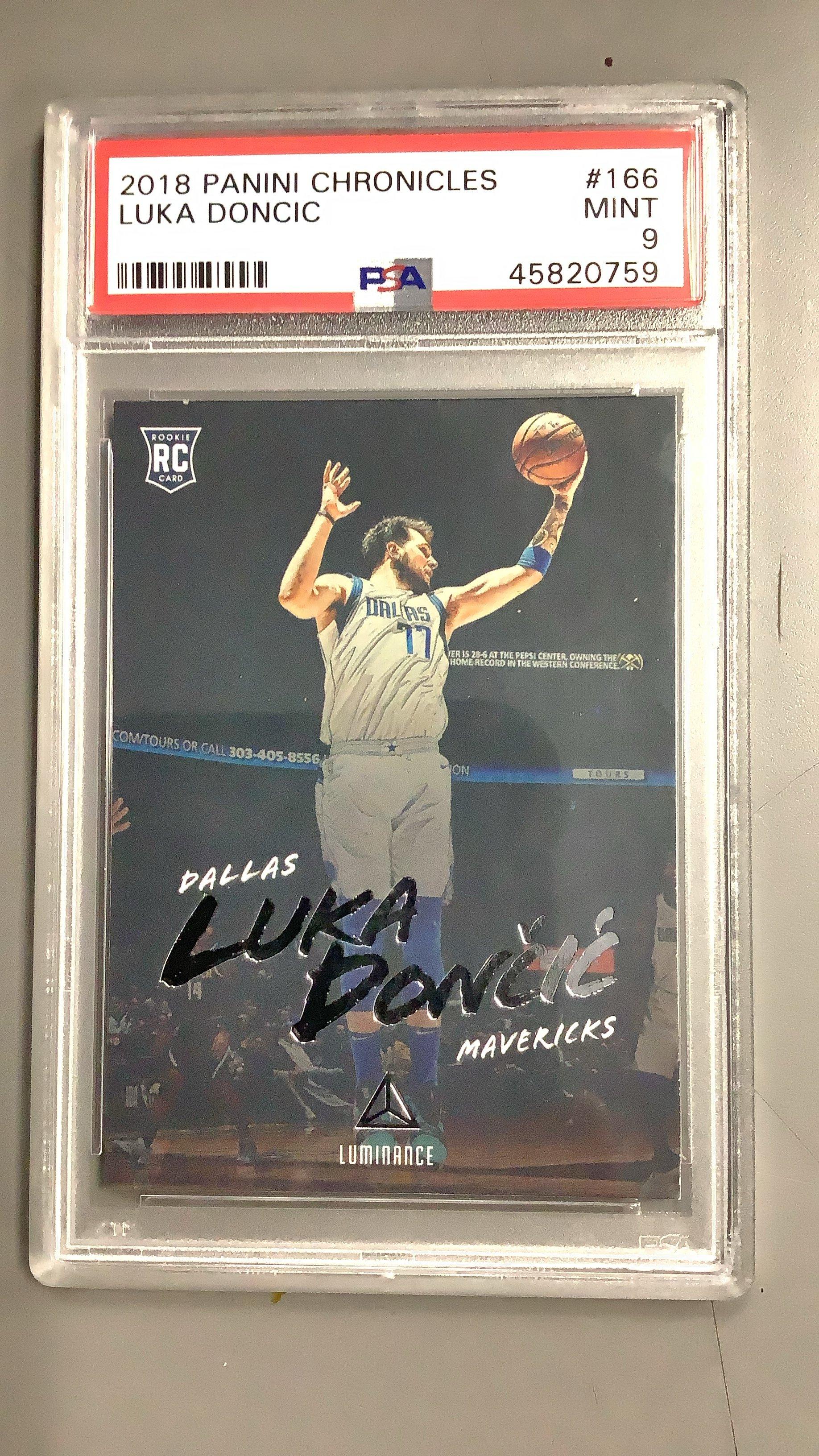 2018 Panini Chronicles 166 Luka Doncic PSA