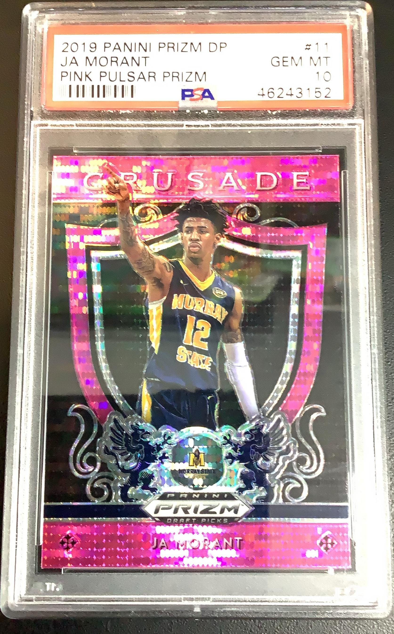 2019 Panini Prizm Draft Picks Ja Morant Pink Pulsar Prizm PSA