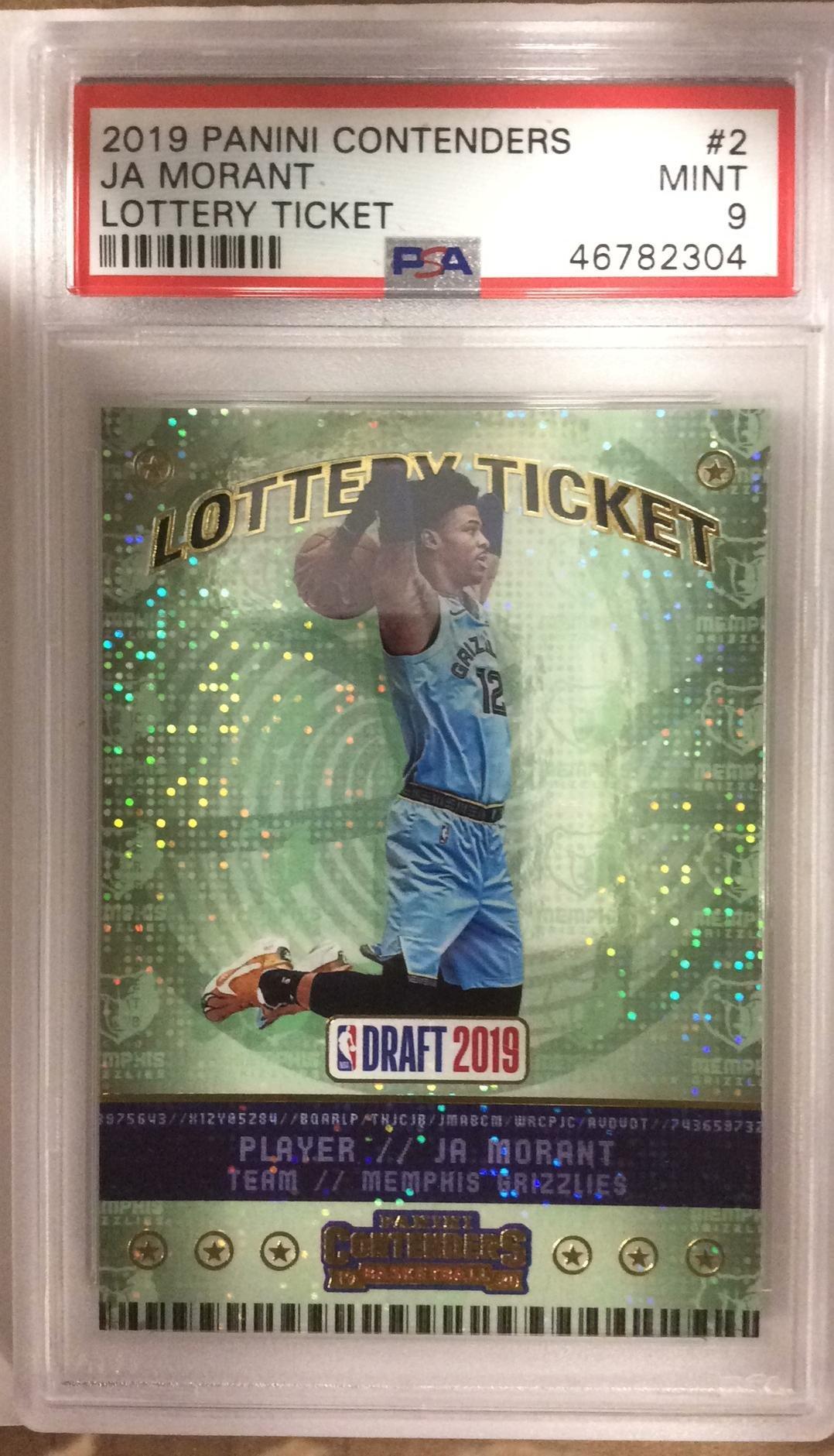 Ja morant lottery high quality ticket psa 10