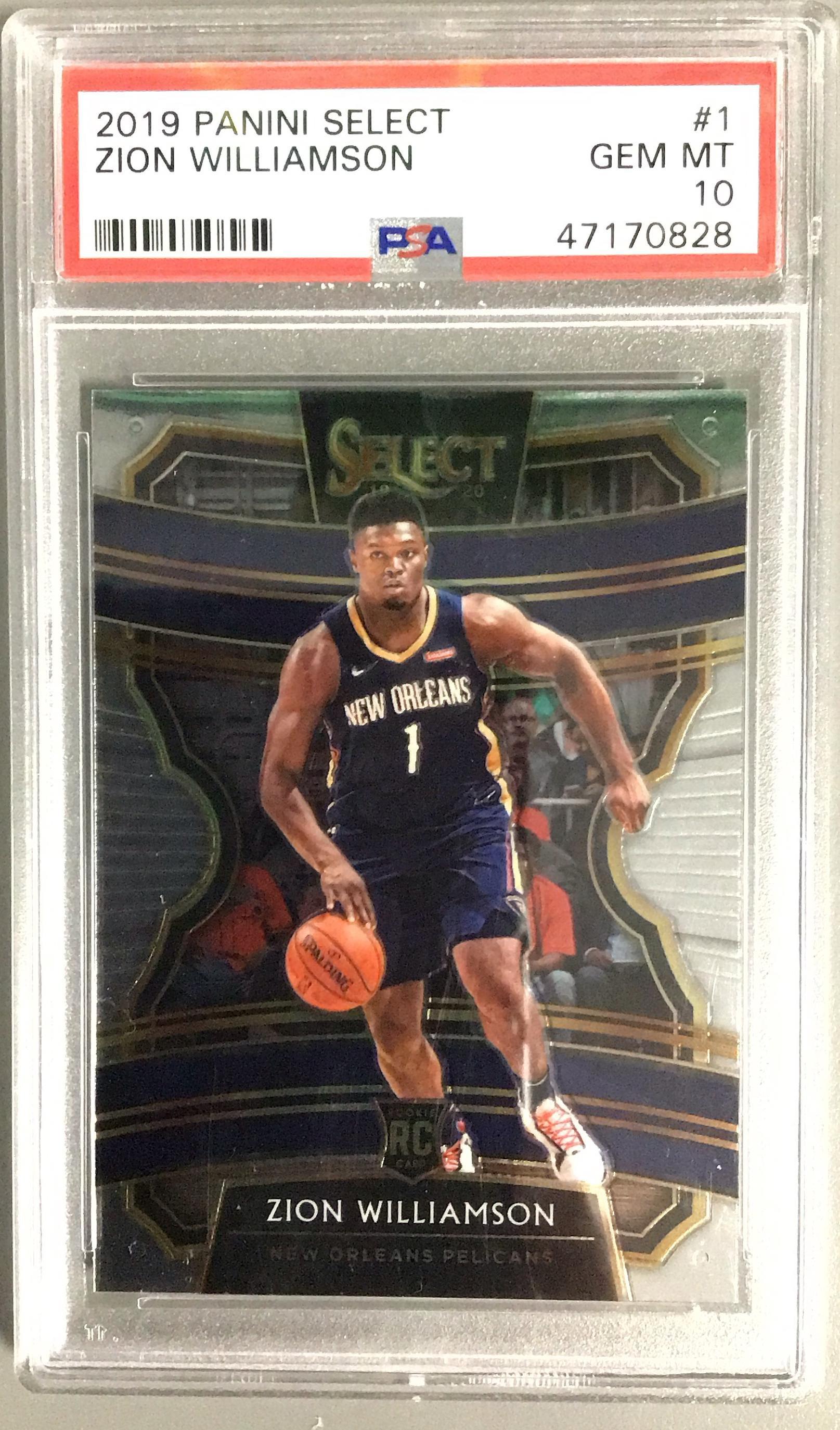 GameStop 2019 Panini Select 1 Zion Williamson PSA 10 | Connecticut Post Mall