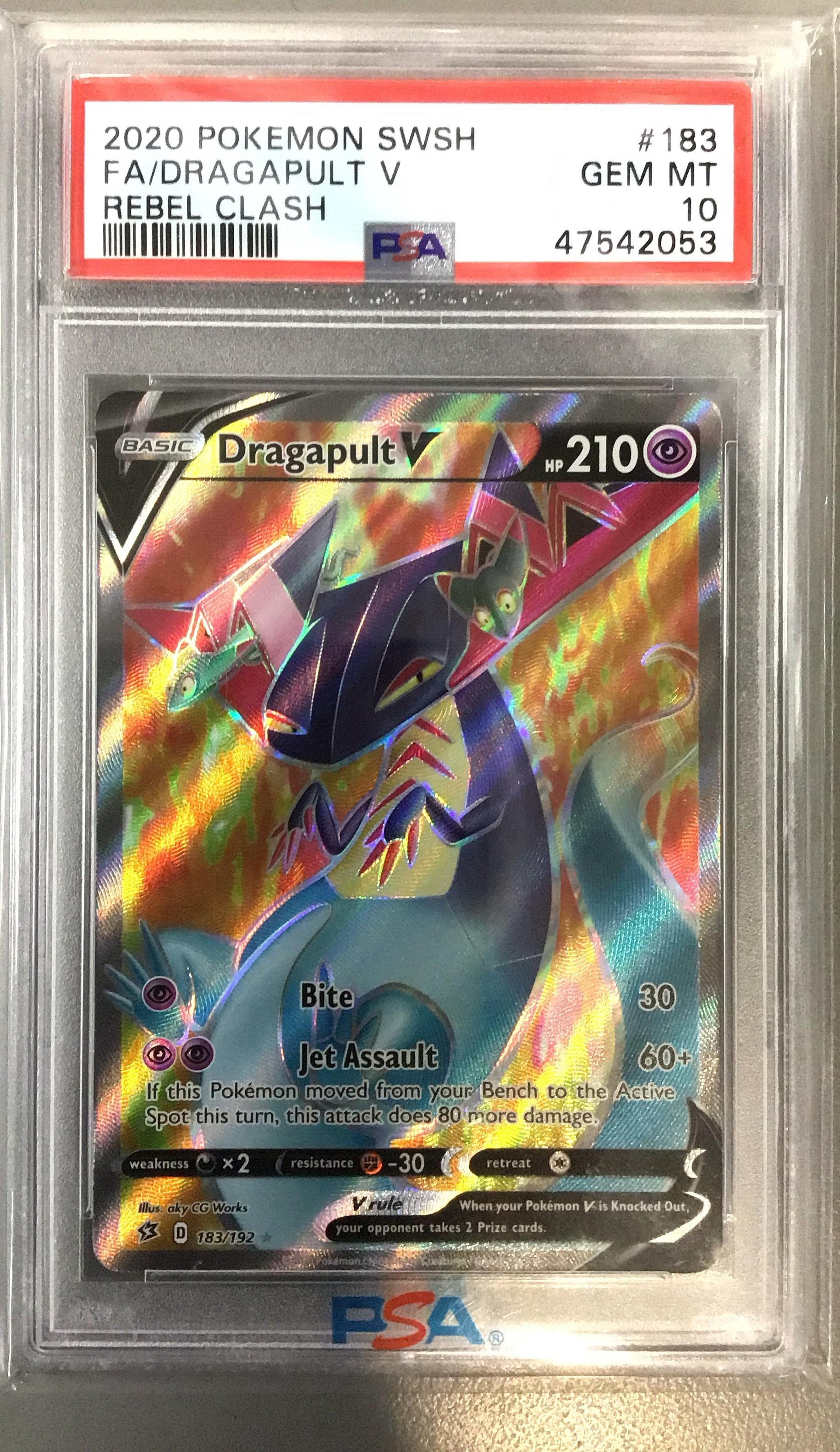 2020 Pokémon SWSH on sale Boltund V PSA 10 card