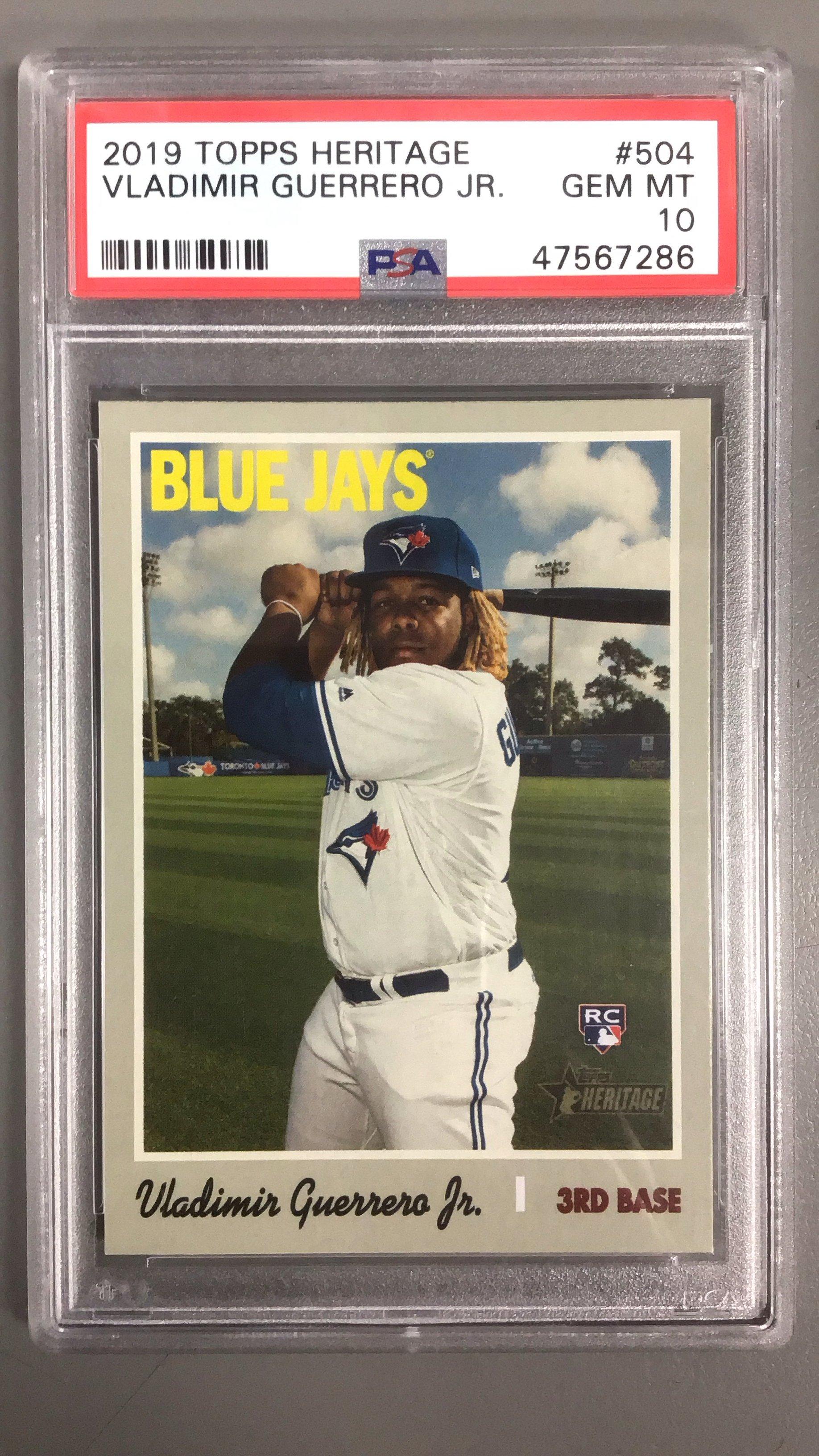 2019 Topps Heritage 504 Vladimir Guerrero Jr. PSA 10