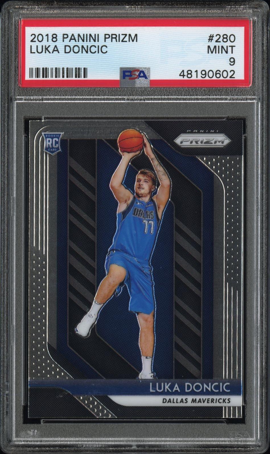 2018 Panini Prizm 280 Luka Doncic PSA 9 Graded Card | GameStop