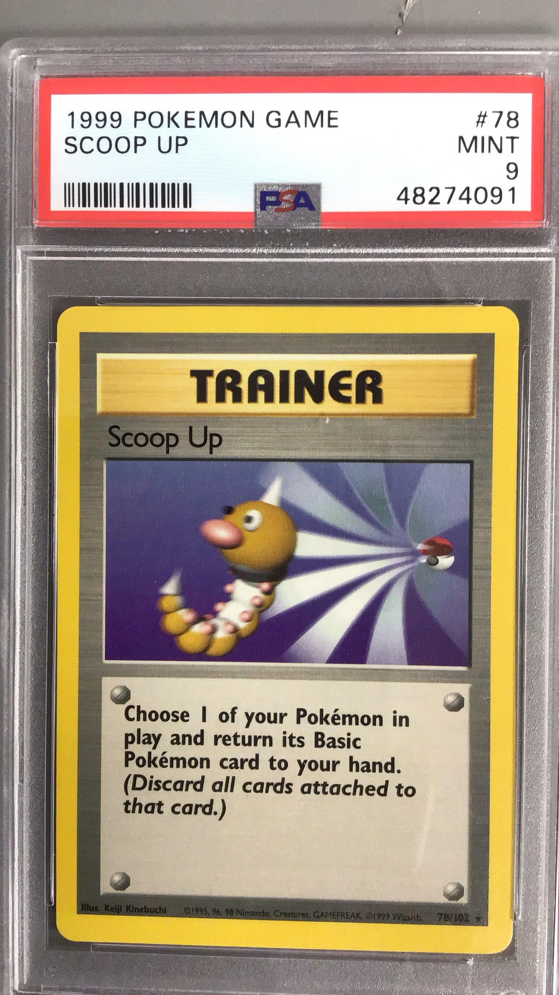 1999 Pokemon Game 78 Scoop Up PSA