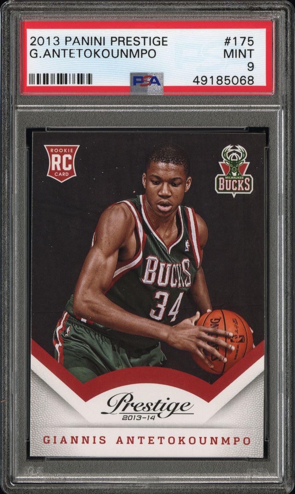 2013 Panini Prestige 175 Giannis Antetokounmpo PSA