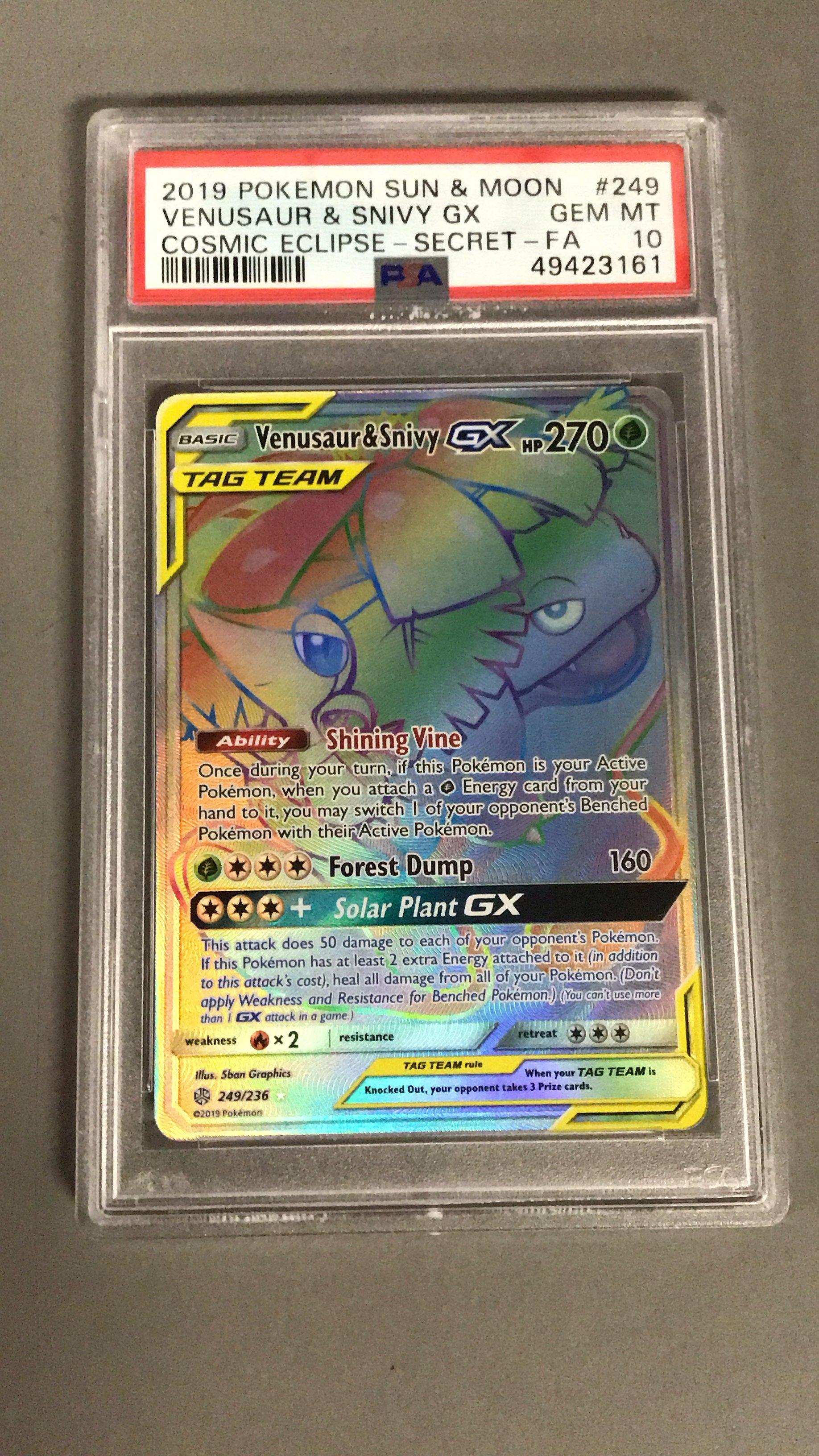 2019 Pokemon Sun & Moon Cosmic Eclipse 249 Full Art/venusaur