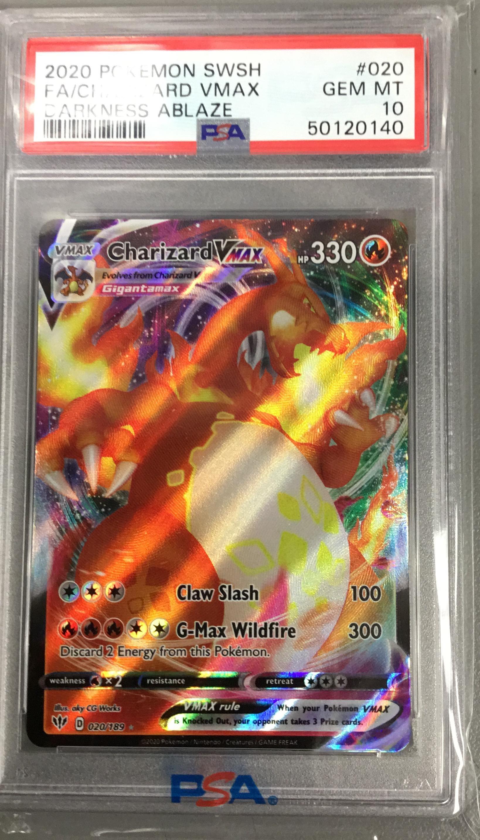 2020 Pokemon Sword & Shield Darkness Ablaze 020 Full Art/charizard